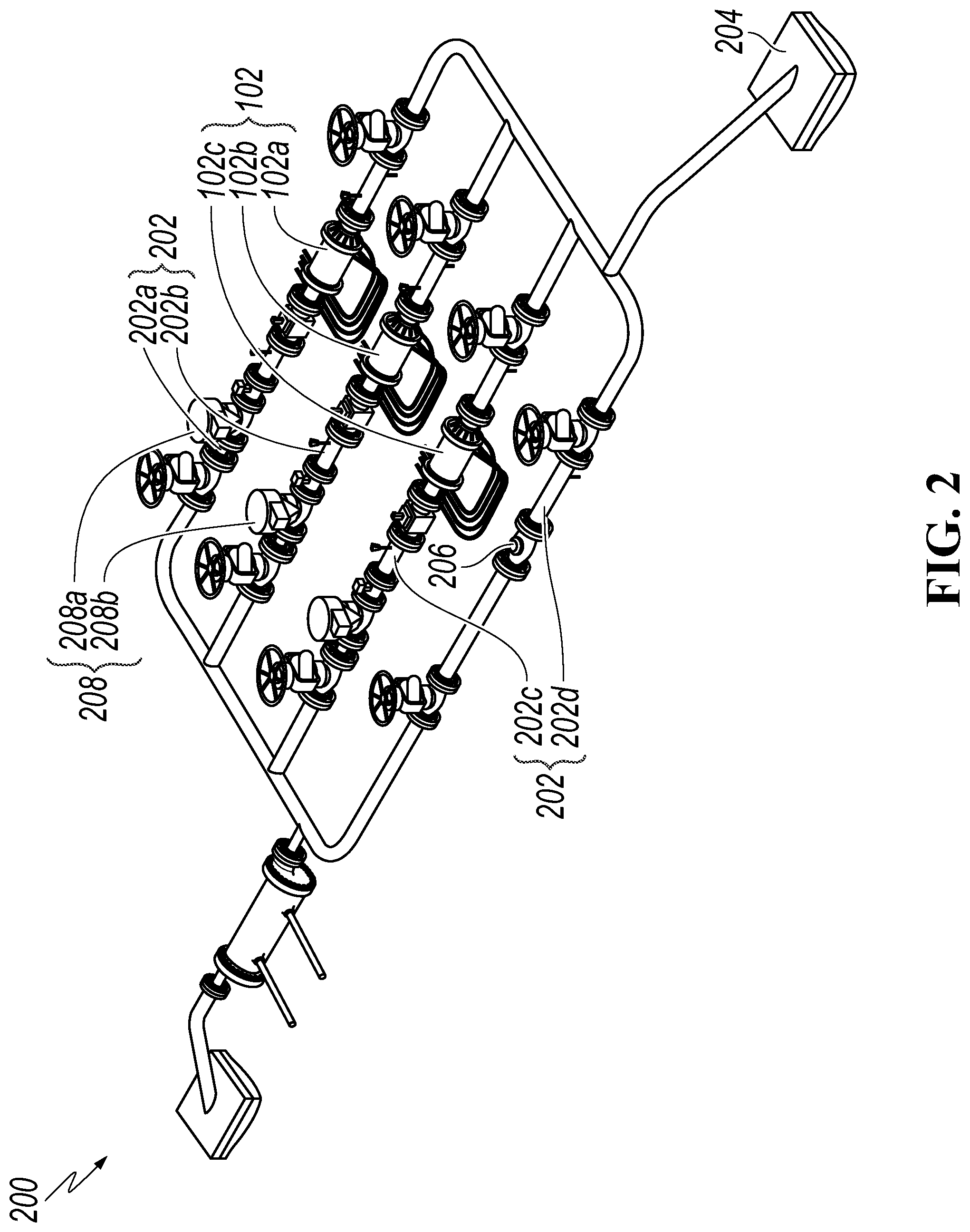 Patent US12104493 Figure 2 – Producing power with turboexpander generators based on specified output conditions