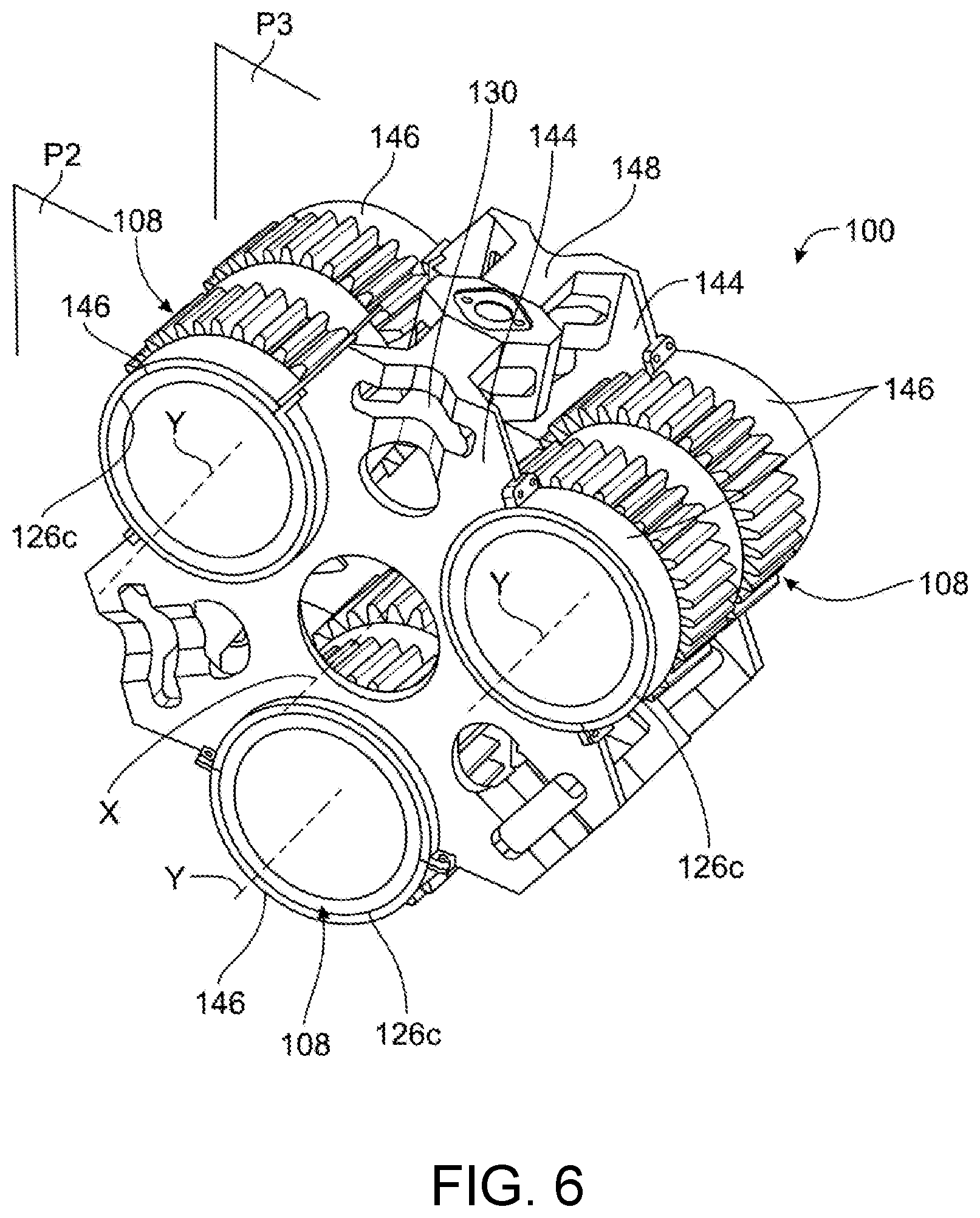 Patent US12104495 Figure 6 – Drive assembly for a mechanical reducer for an aircraft turbomachine