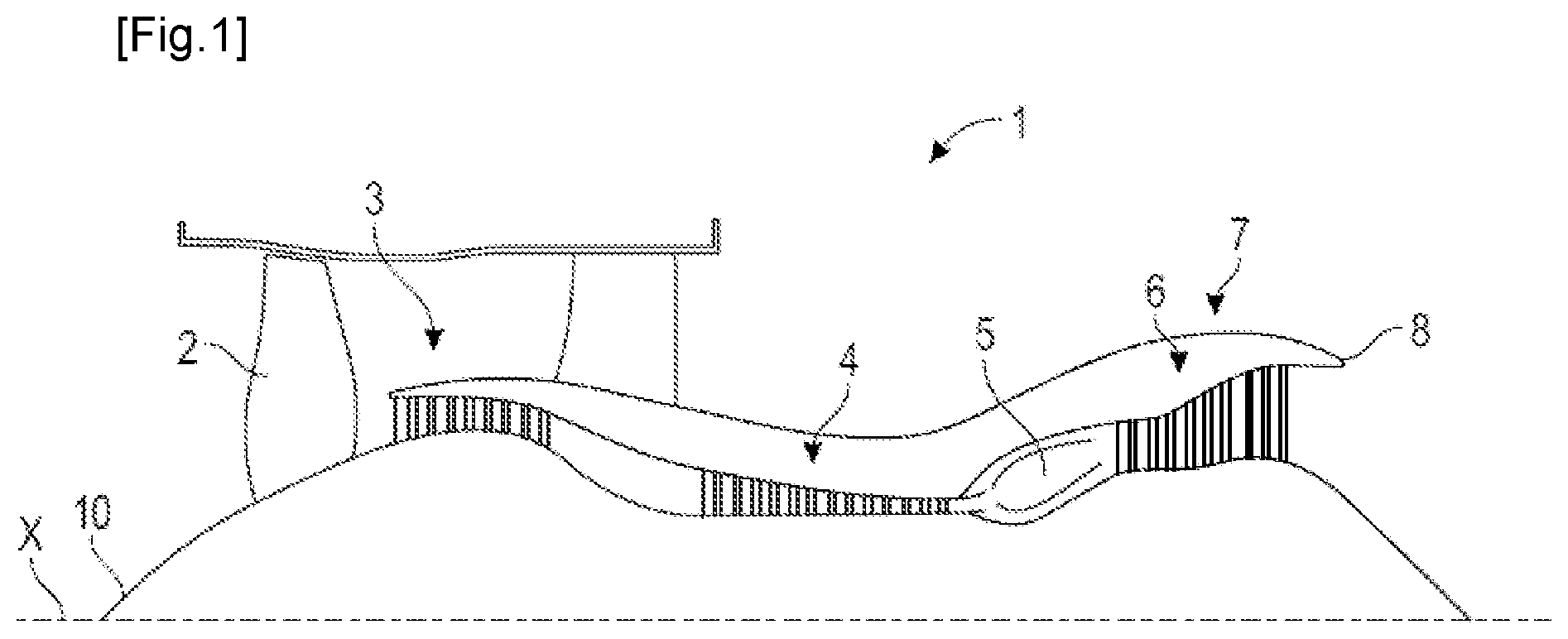 Patent US12104498 Figure 1 – Inlet cone for an aircraft turbomachine