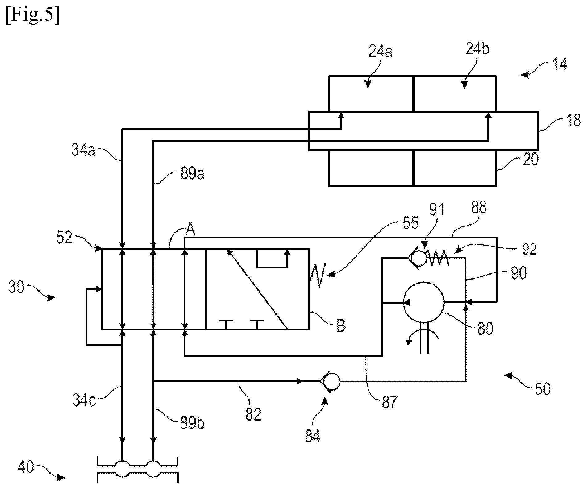 Patent US12104504 Figure 3 – Device for setting the pitch of blades for a turbine engine, and turbine engine comprising same