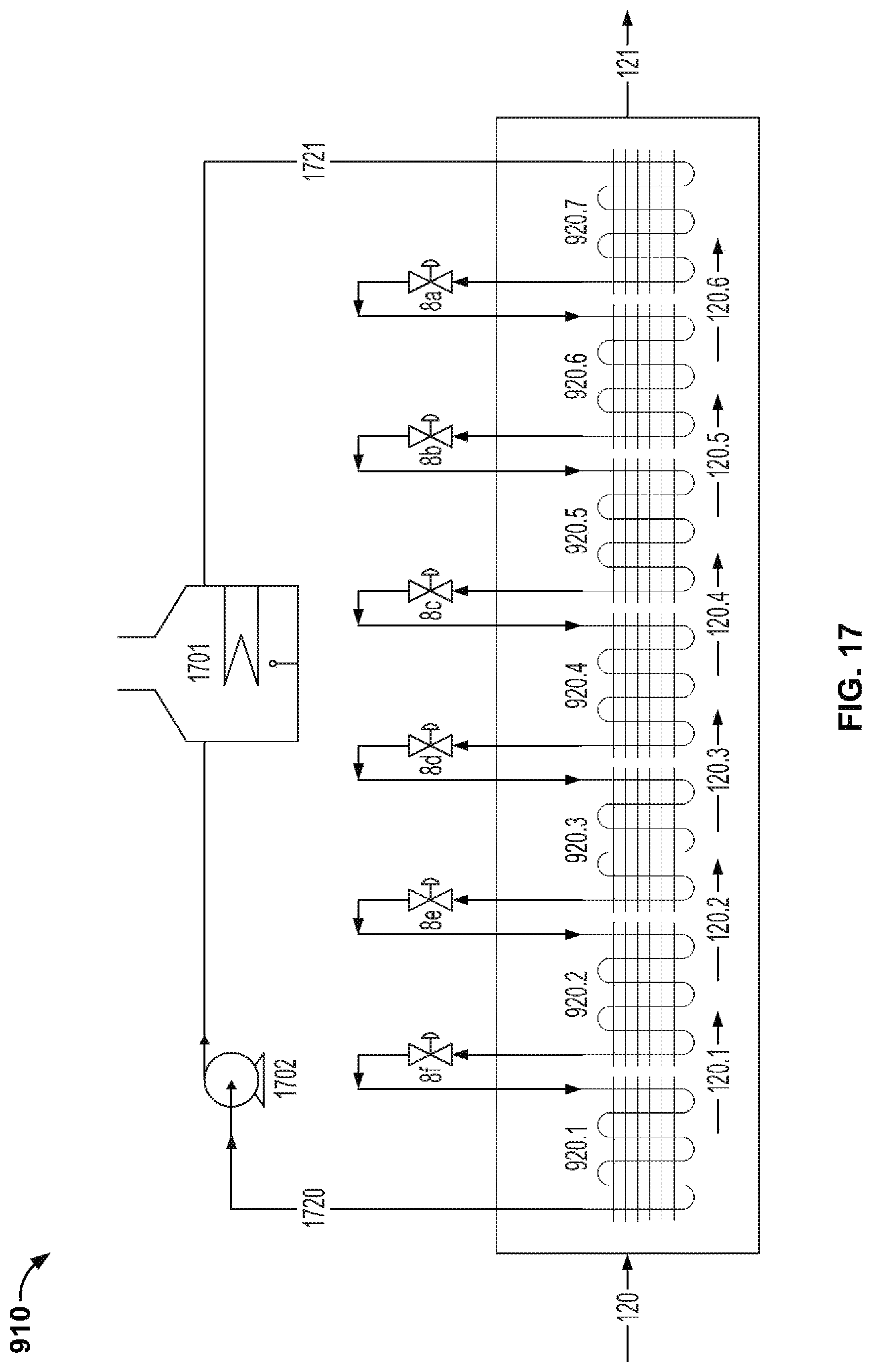 Patent US12104505 Figure 19 – System and method for the generation of heat and power using multiple loops comprising a primary heat transfer loop, a power cycle loop and an intermediate heat transfer loop