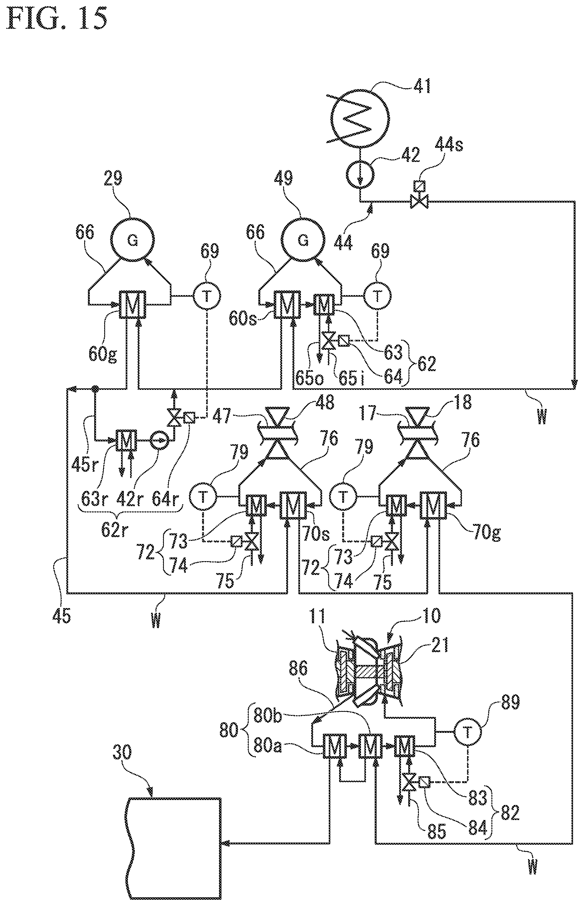 Patent US12104506 Figure 11 – Plant and operation method therefor