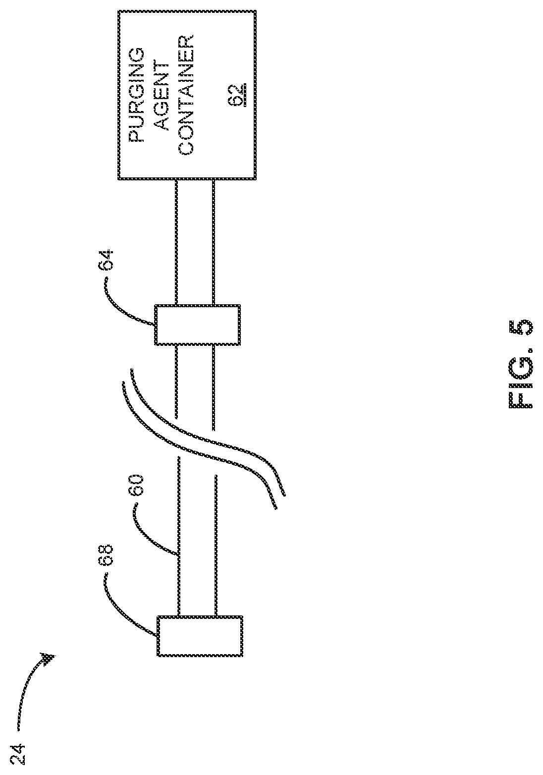 Patent US12104509 Figure 5 – Autonomous oil change system