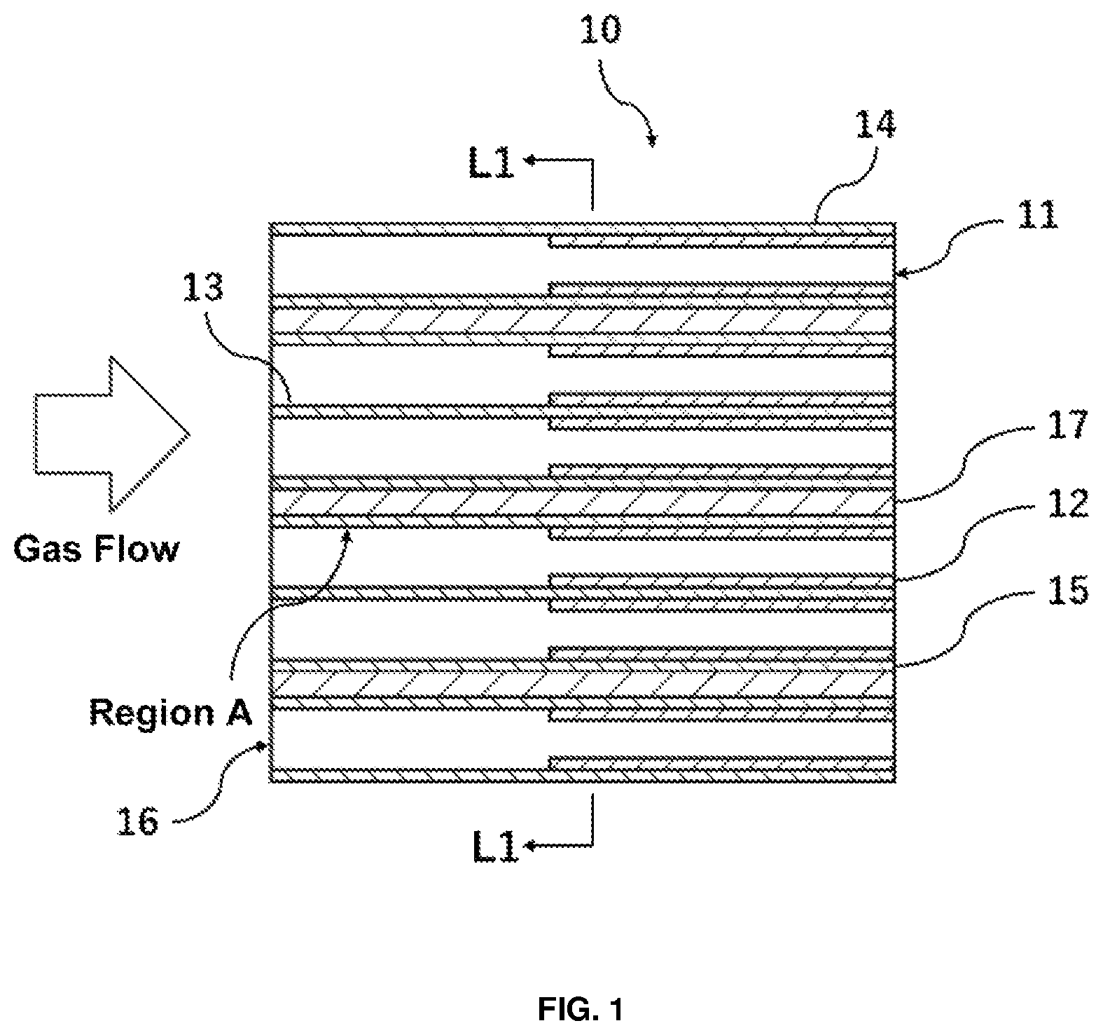 Patent US12104519 Figure 1 – Catalyst support and induction heating catalyst system