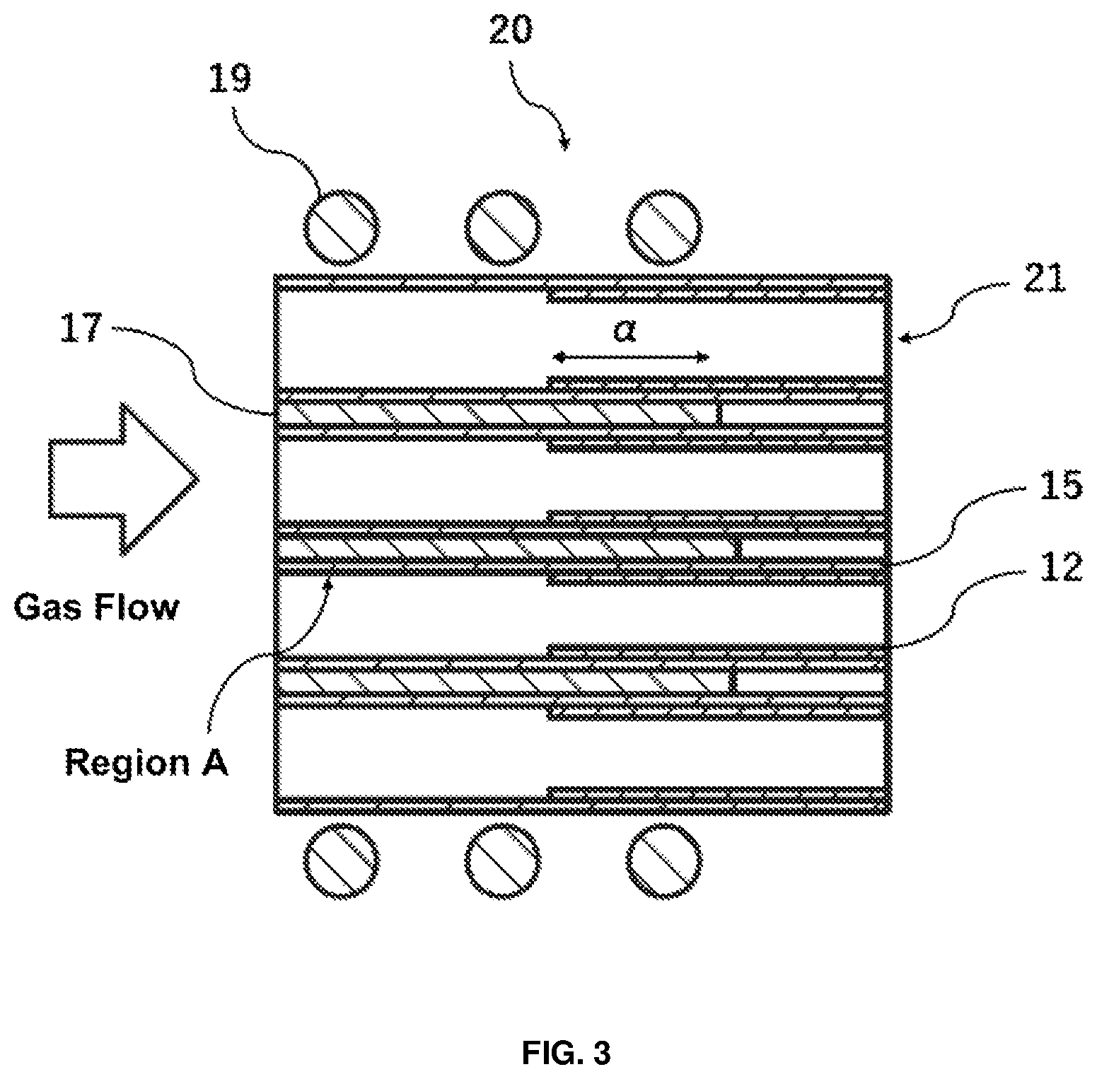 Patent US12104519 Figure 3 – Catalyst support and induction heating catalyst system