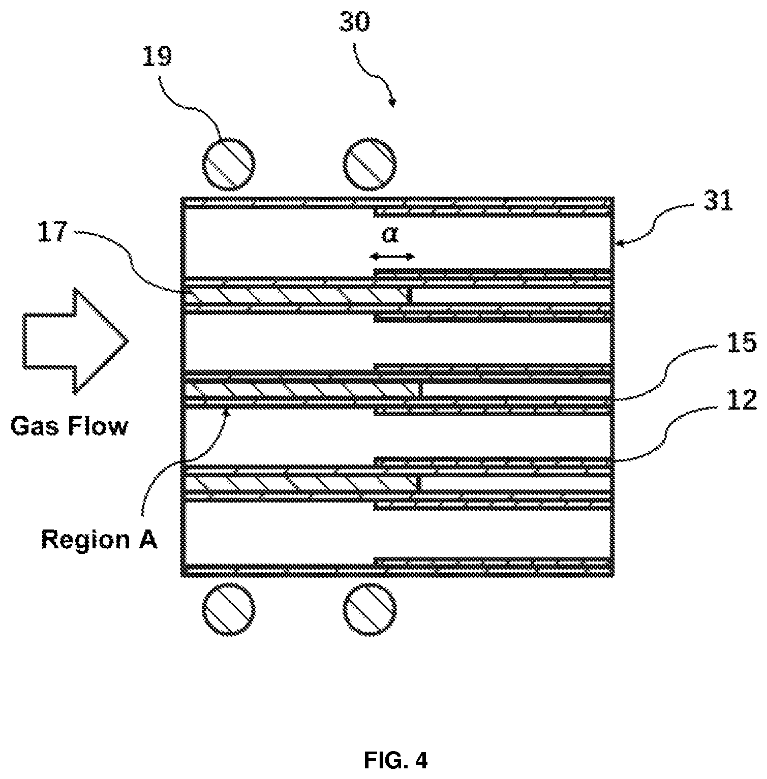 Patent US12104519 Figure 4 – Catalyst support and induction heating catalyst system