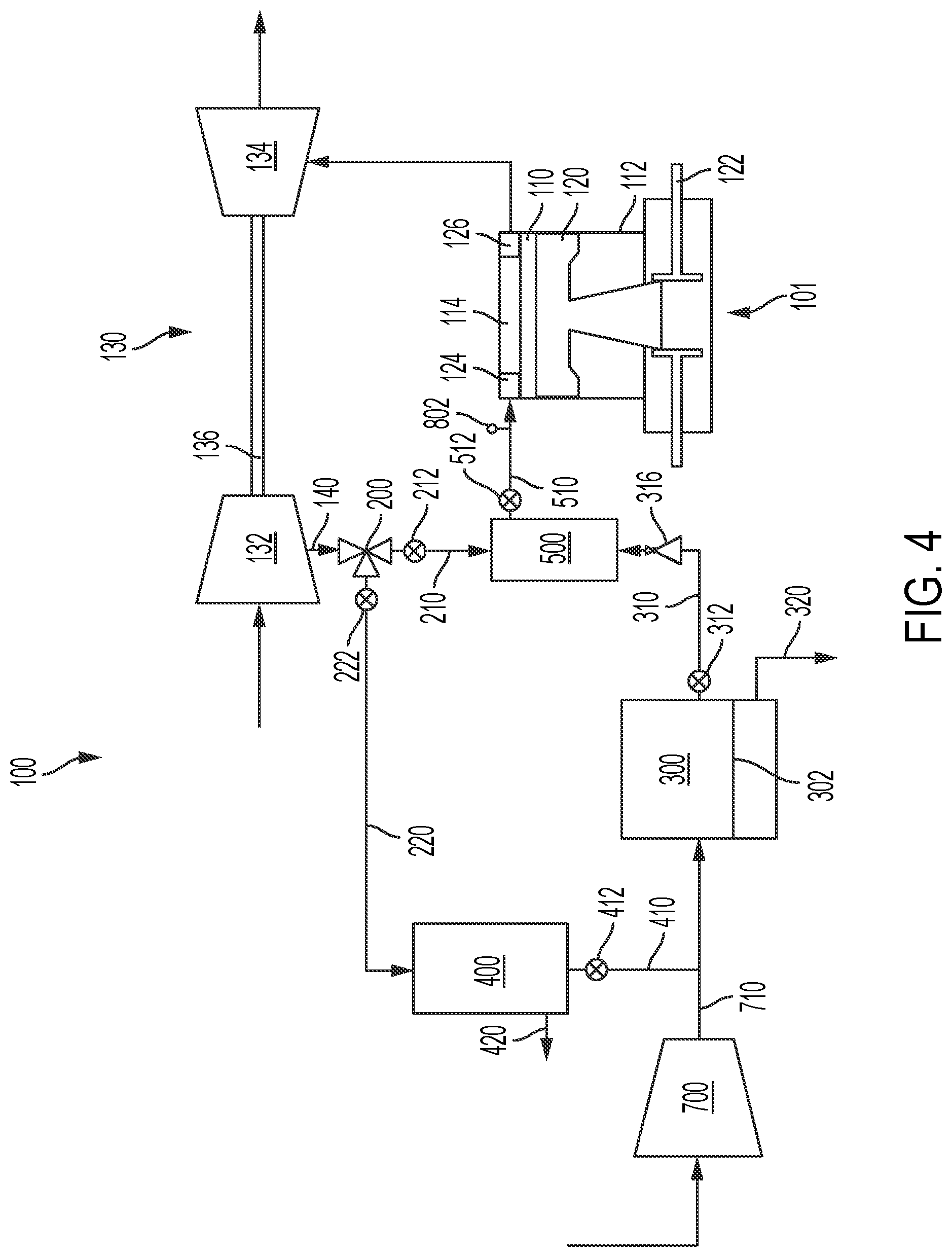 Patent US12104522 Figure 4 – Marine engine systems and methods for operating the same