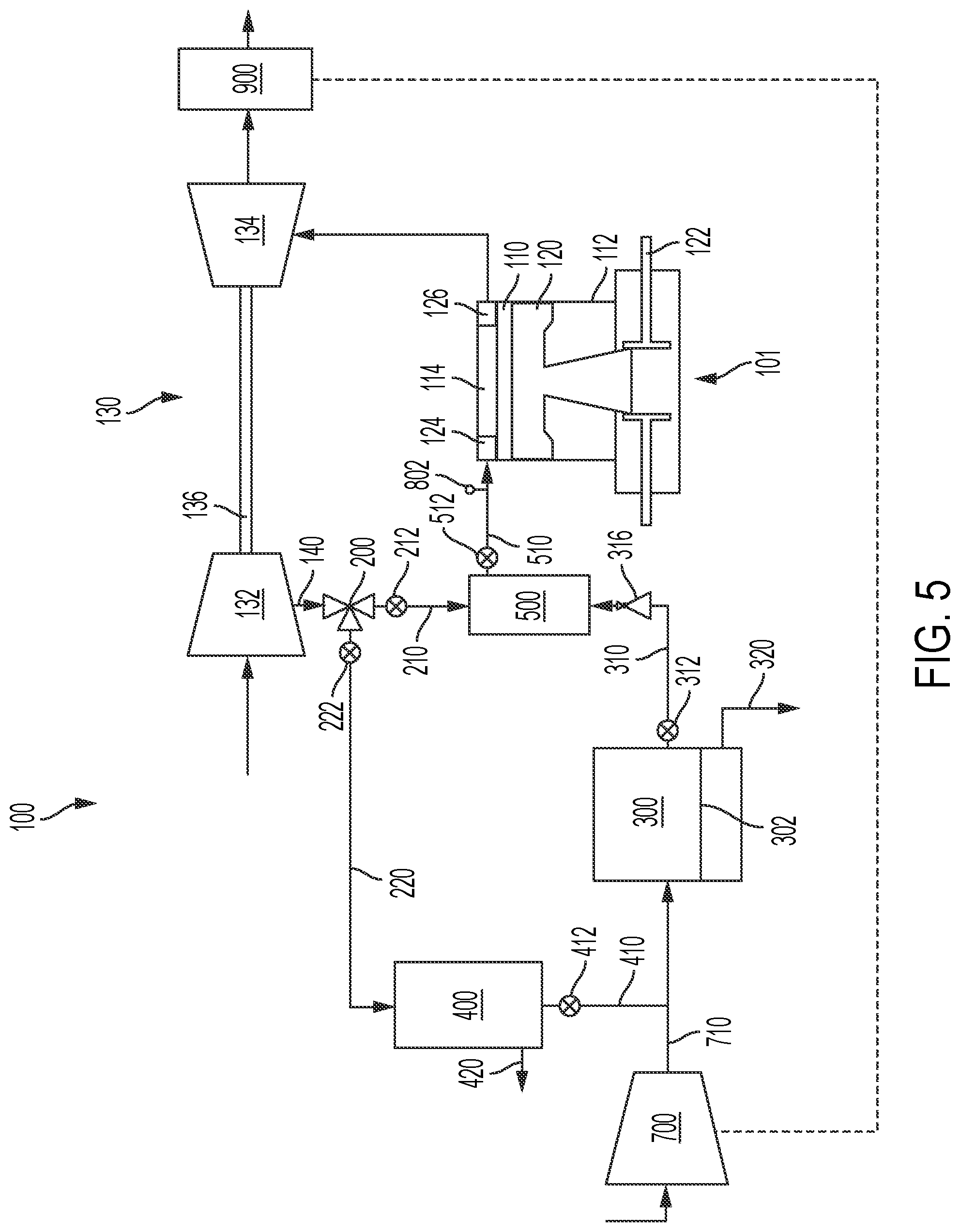 Patent US12104522 Figure 5 – Marine engine systems and methods for operating the same