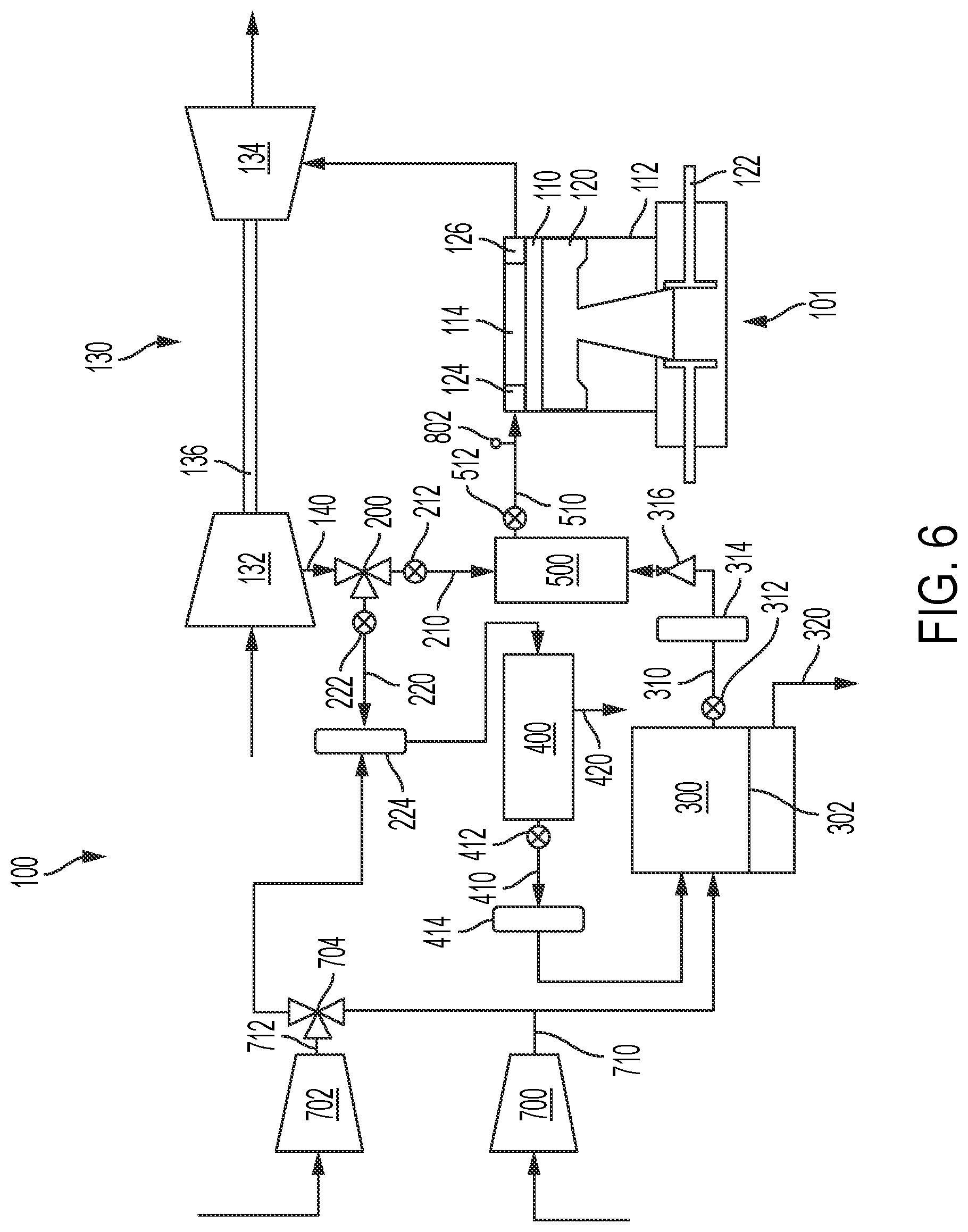 Patent US12104522 Figure 6 – Marine engine systems and methods for operating the same