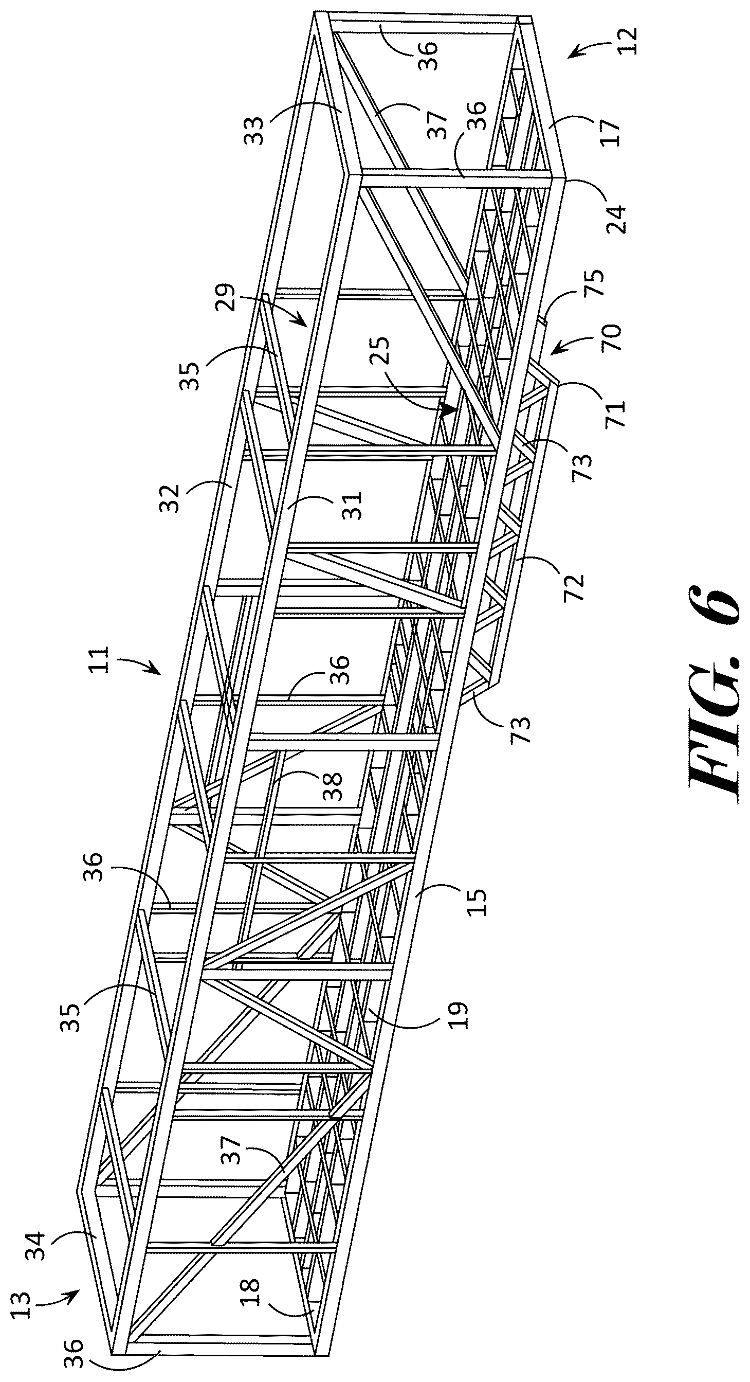 Patent US12104523 Figure 6 – High density mobile power unit and system