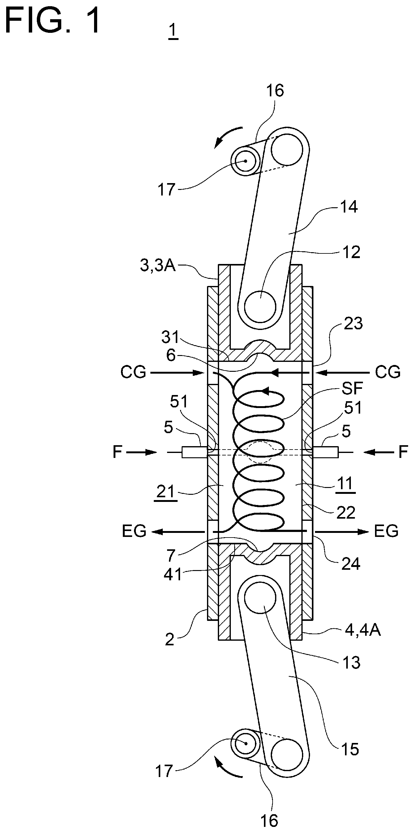 Patent US12104525 Figure 1 – Opposed-piston engine