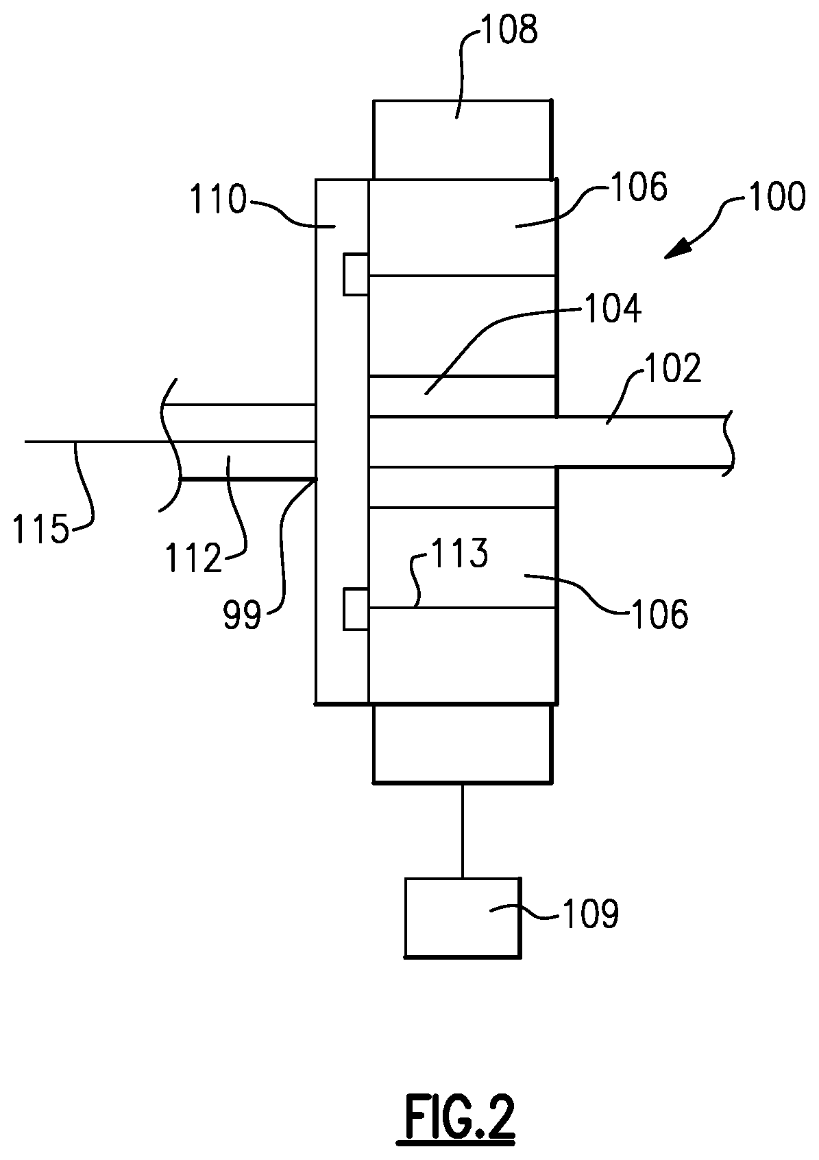 Patent US12104527 Figure 2 – Geared gas turbine engine with combined spray bar and scavenge component