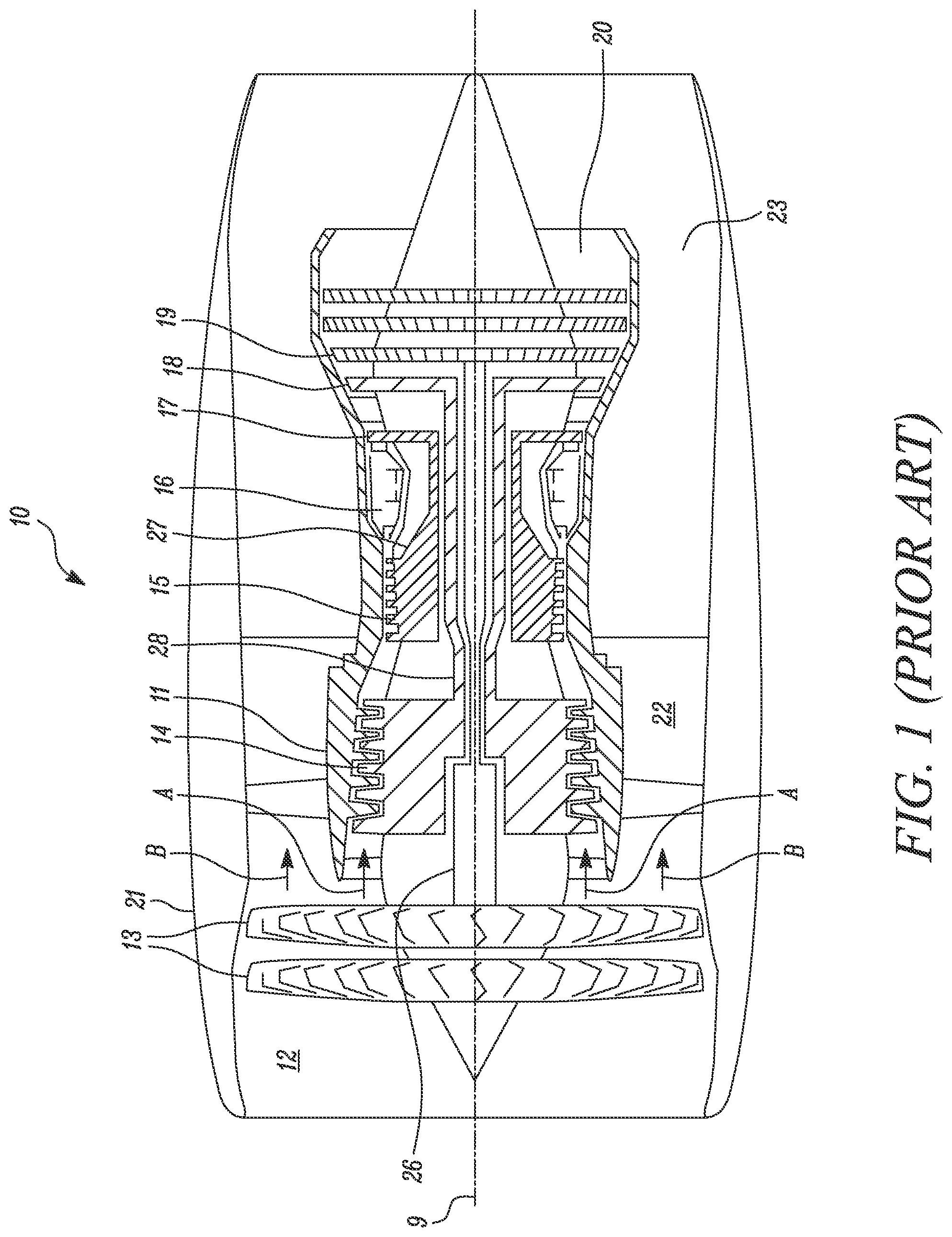 Patent US12104530 — Gas turbine engine — Figure 1