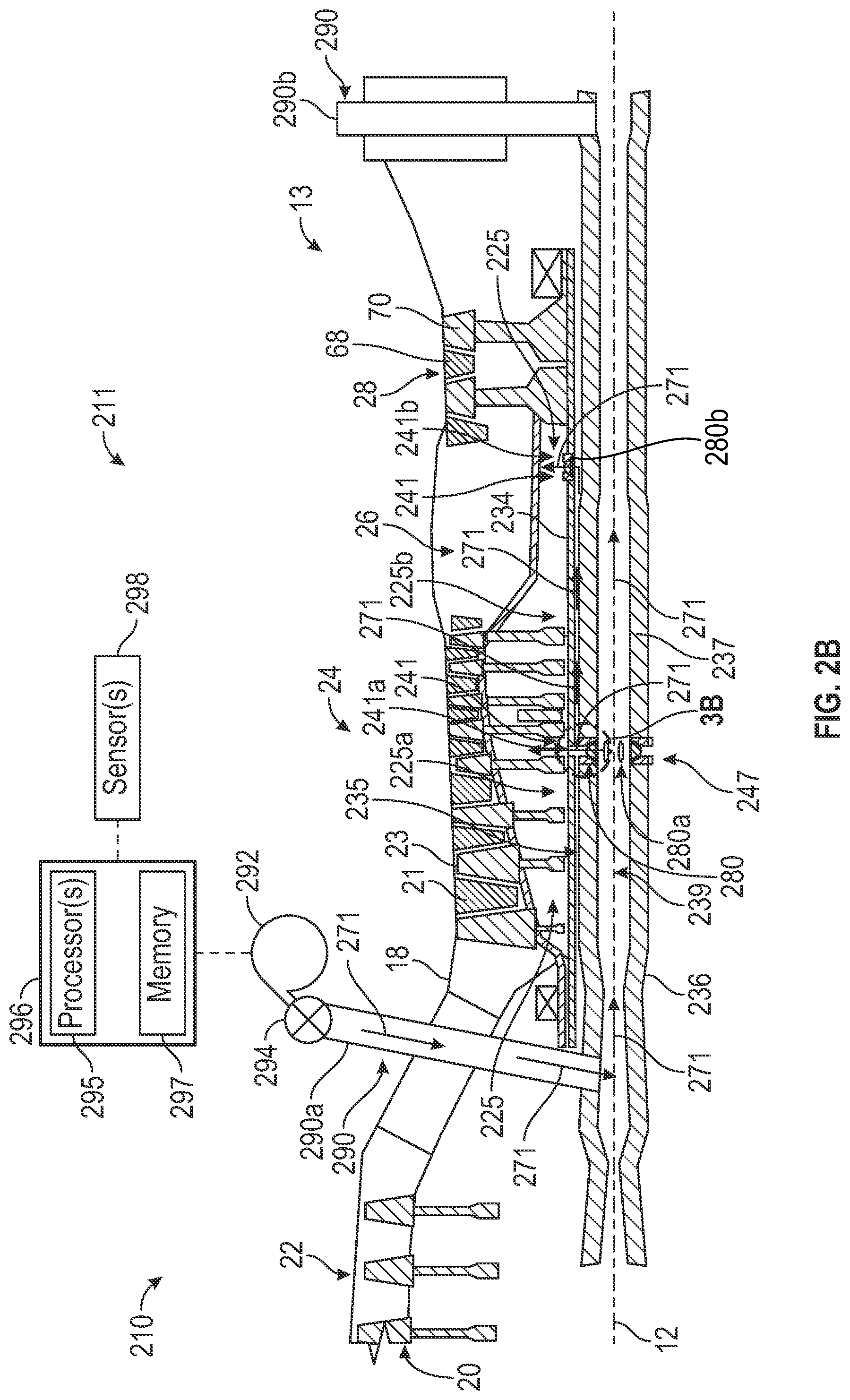 Patent US12104531 Figure 3 – Cooling system for a turbine engine