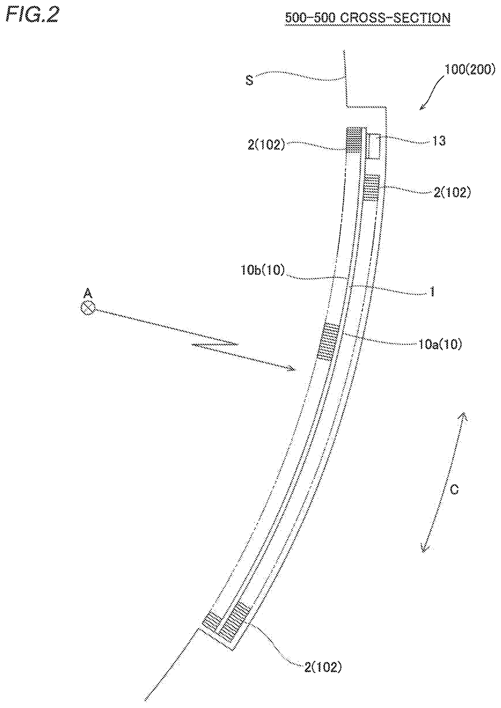 Patent US12104534 Figure 2 – Heat exchanger for aircraft engine