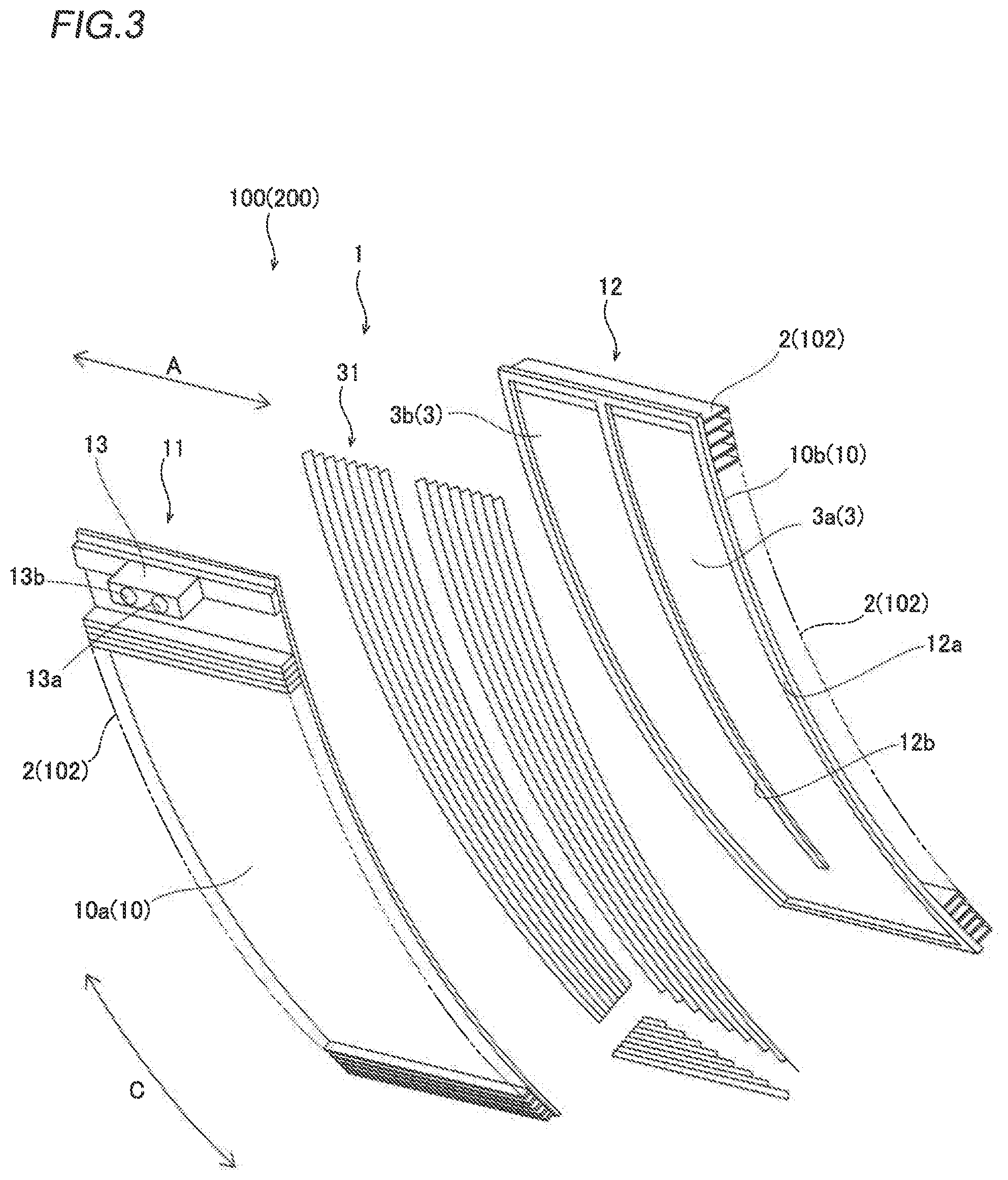 Patent US12104534 Figure 3 – Heat exchanger for aircraft engine