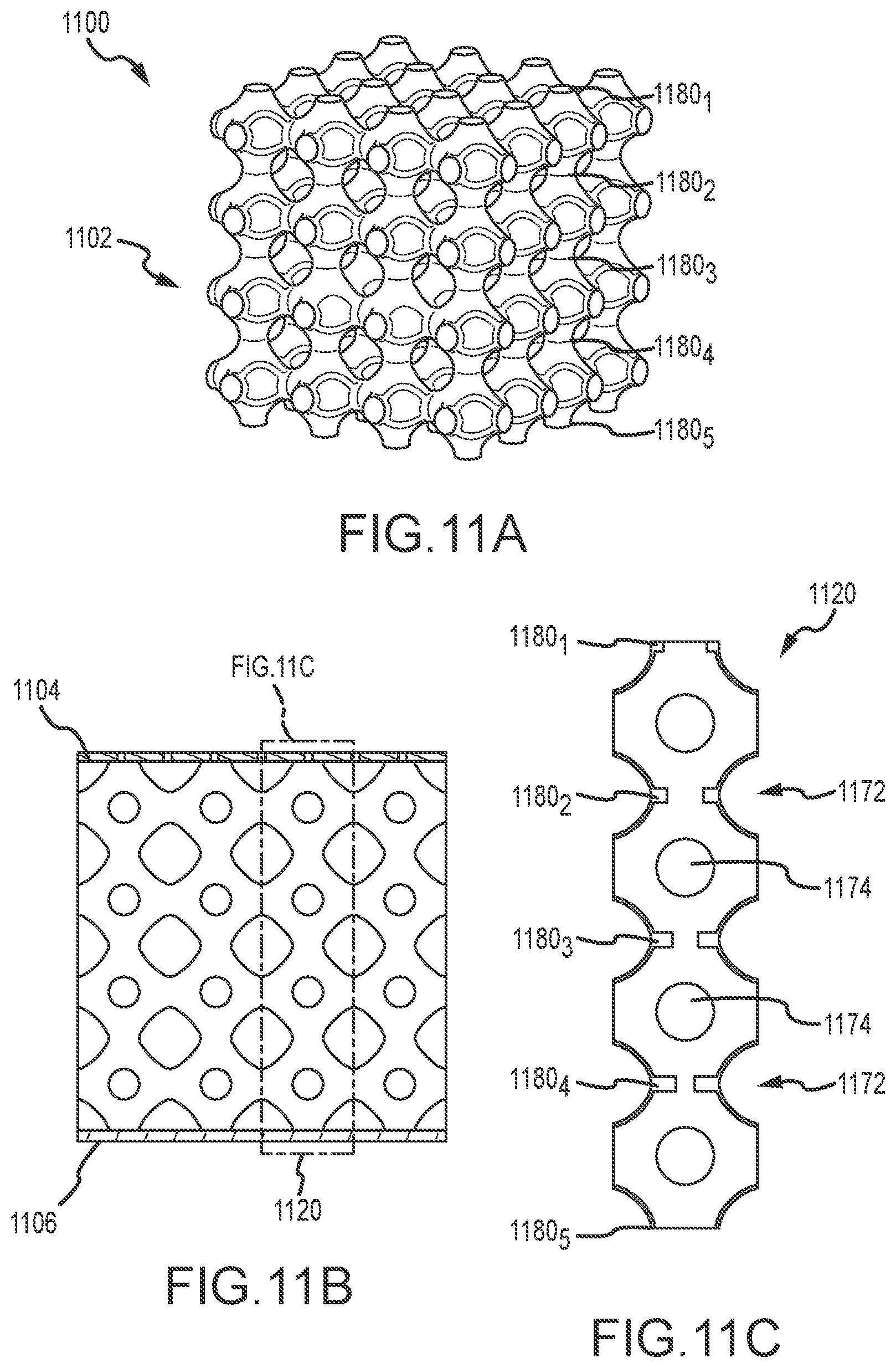 Patent US12104536 Figure 10 – Nacelle liner comprising unit cell resonator networks