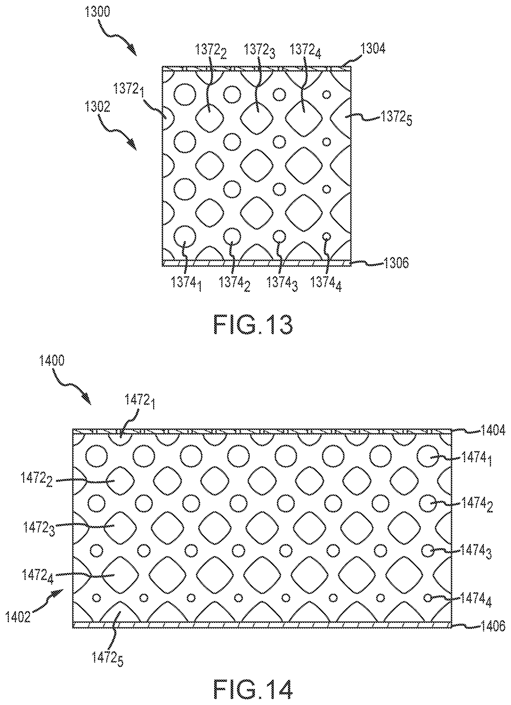 Patent US12104536 Figure 12 – Nacelle liner comprising unit cell resonator networks