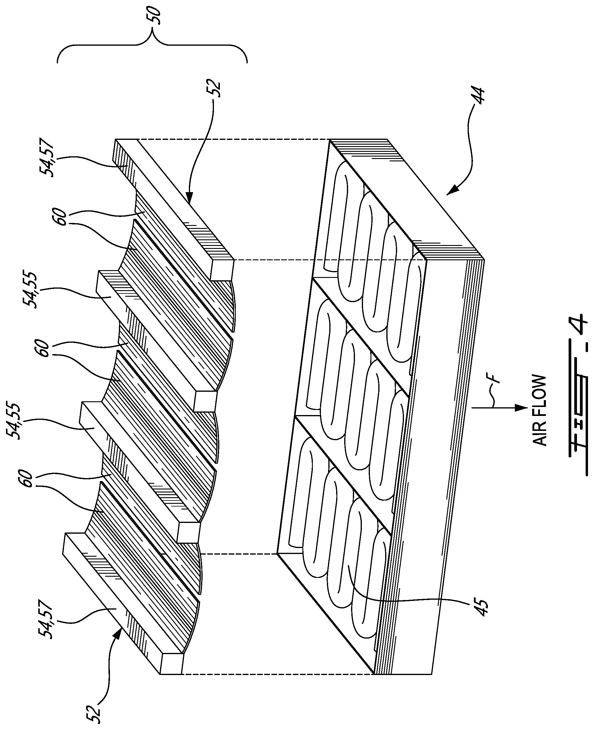 Patent US12104537 Figure 4 – Engine accessory fire shield