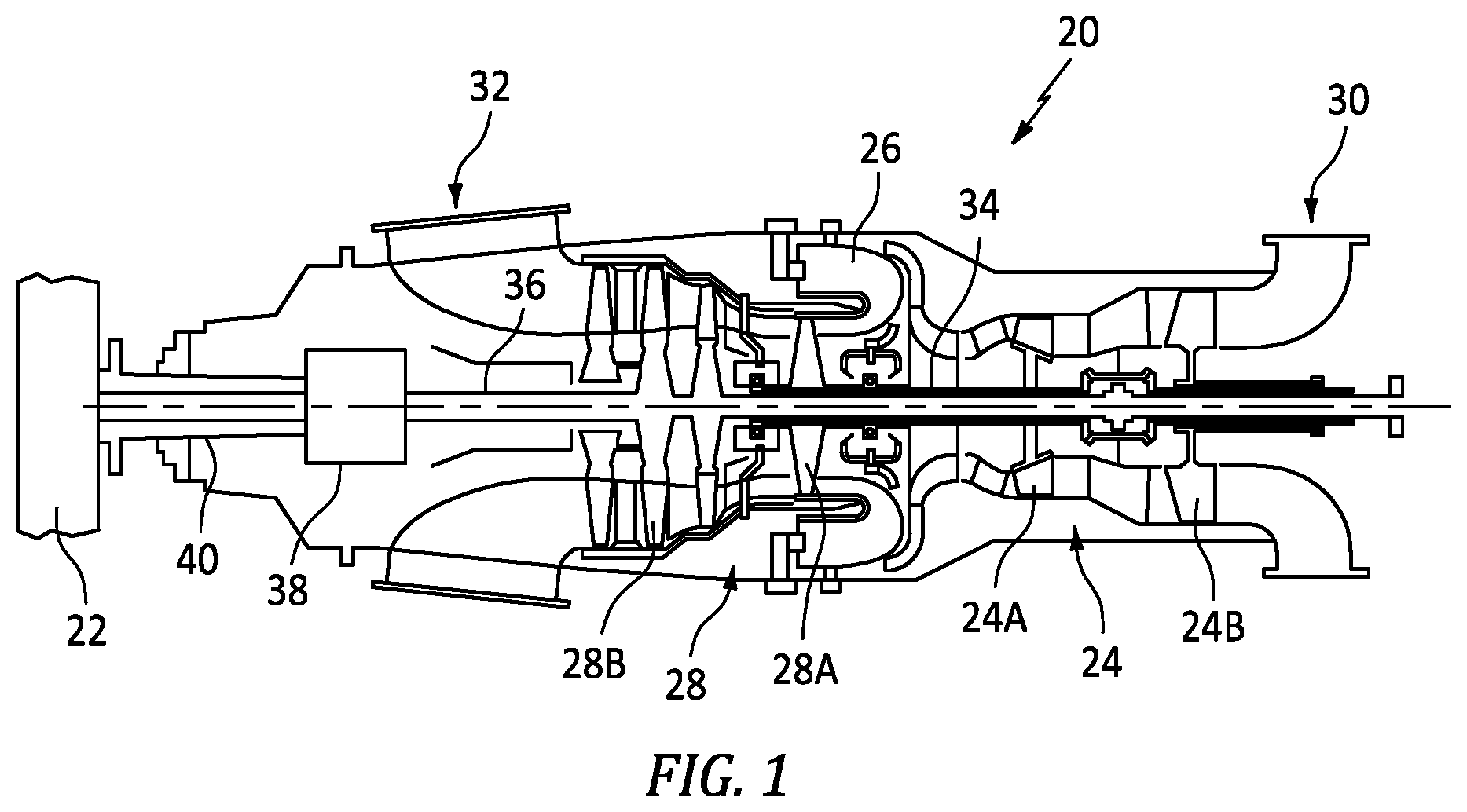 Patent US12104541 Figure 1 – Method and system for assembling a reduction gearbox