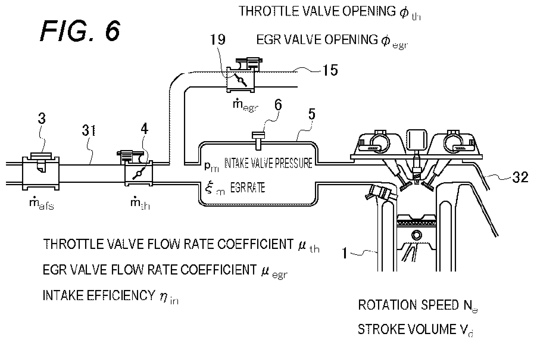 Patent US12104548 Figure 6 – Electronic control device and engine control system