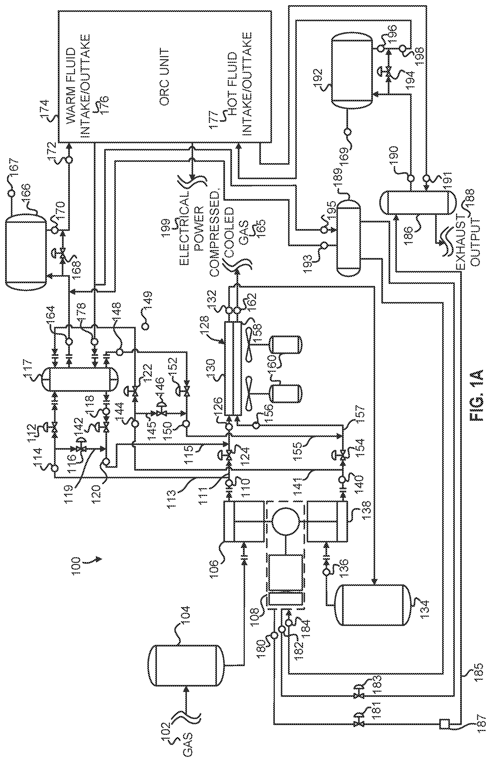 Patent US12104553 Figure 1 – Systems and methods utilizing gas temperature as a power source