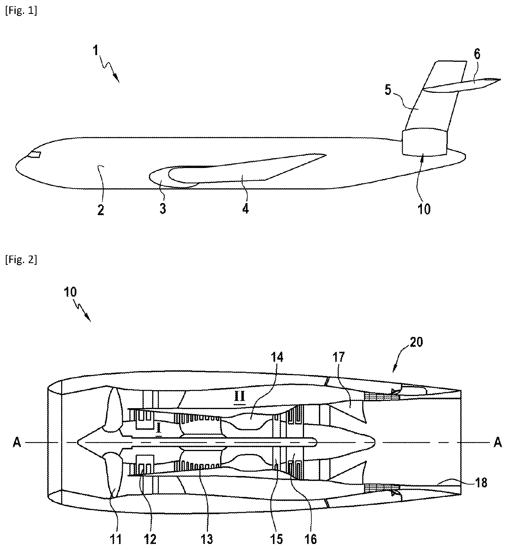 Patent US12104555 Figure 1 – Thrust reverser for turbojet engine