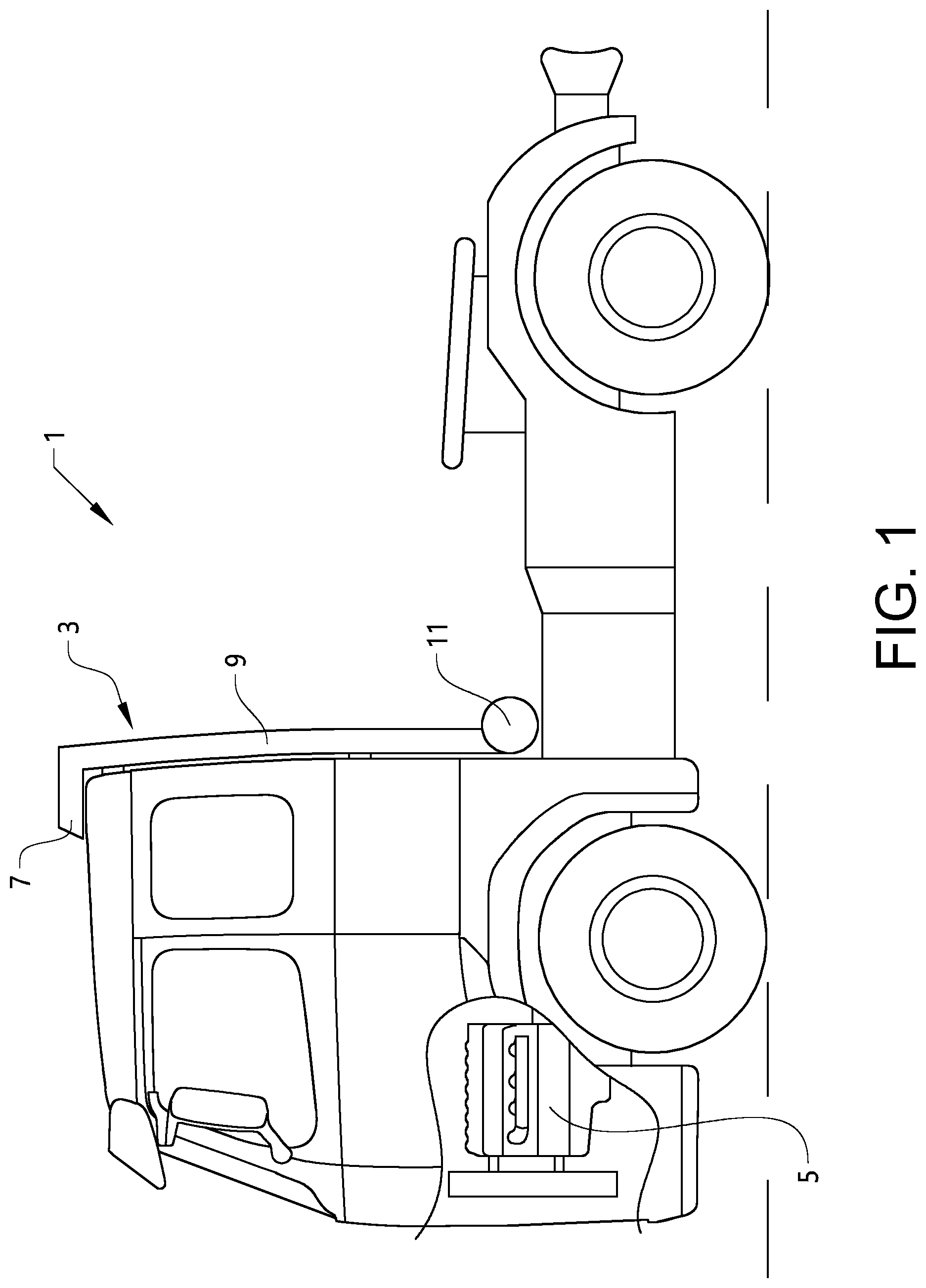 Patent US12104563 Figure 1 – Air cleaner housing for a vehicle