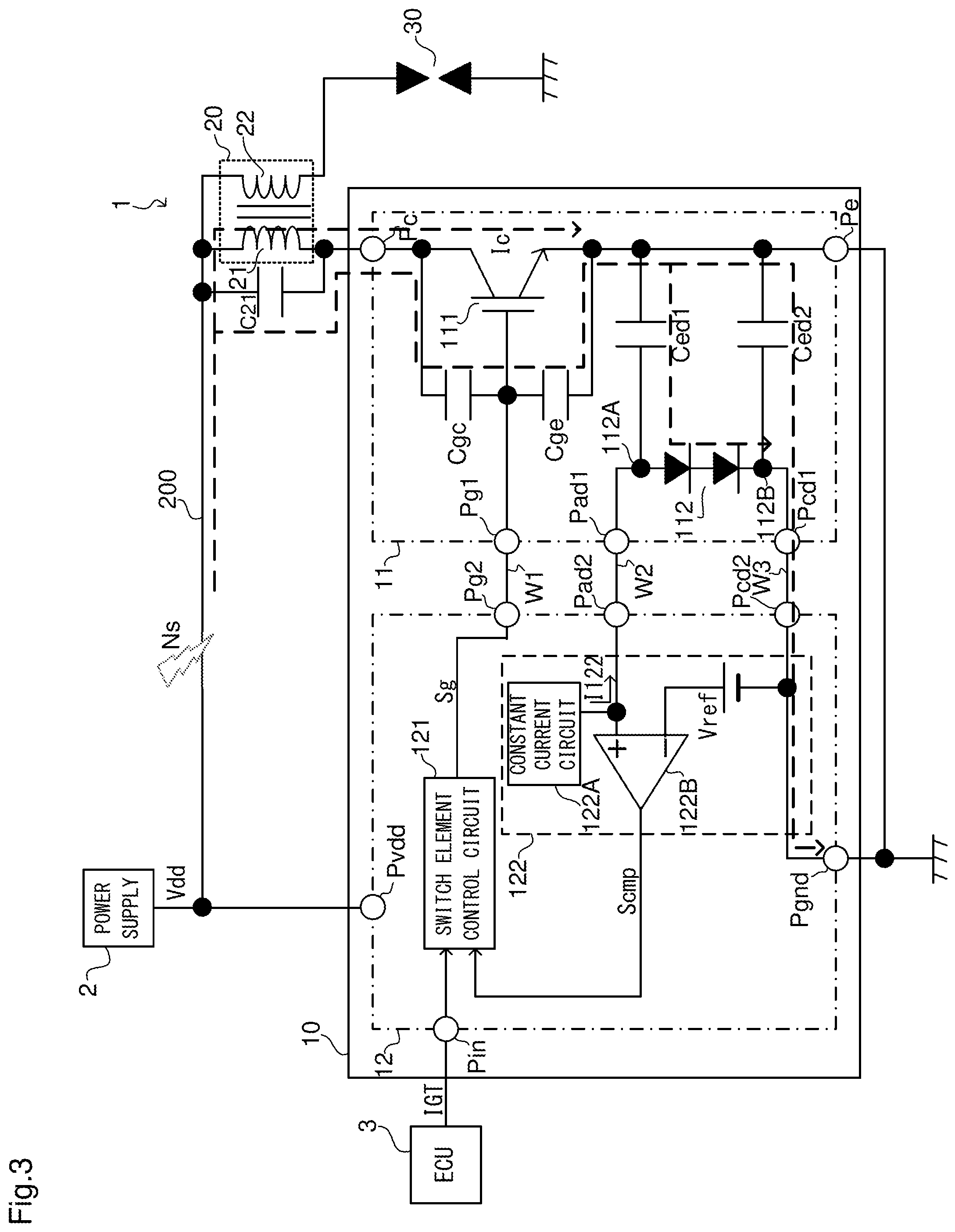 Patent US12104565 Figure 3 – Igniter and engine ignition device