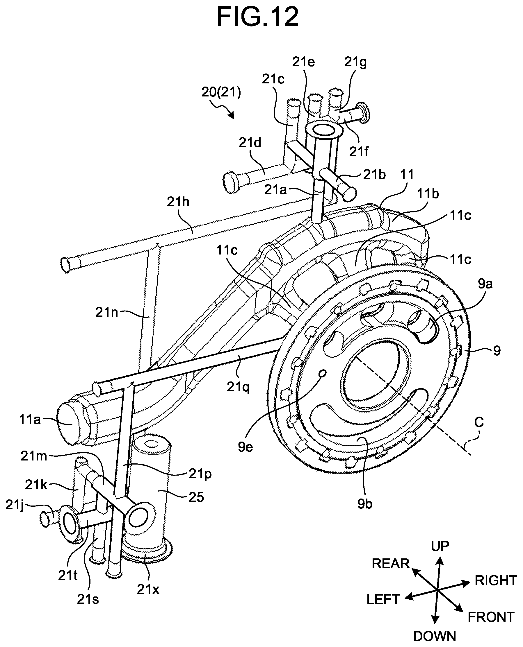 Patent US12104569 Figure 12 – Hydraulic pump motor