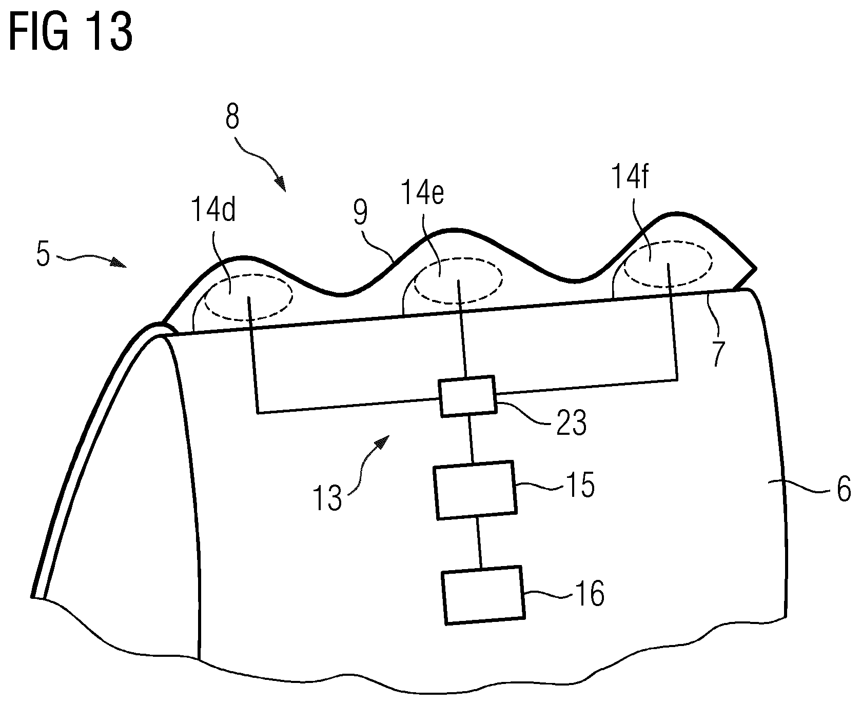 Patent US12104570 Figure 8 – Turbine blade for a wind turbine