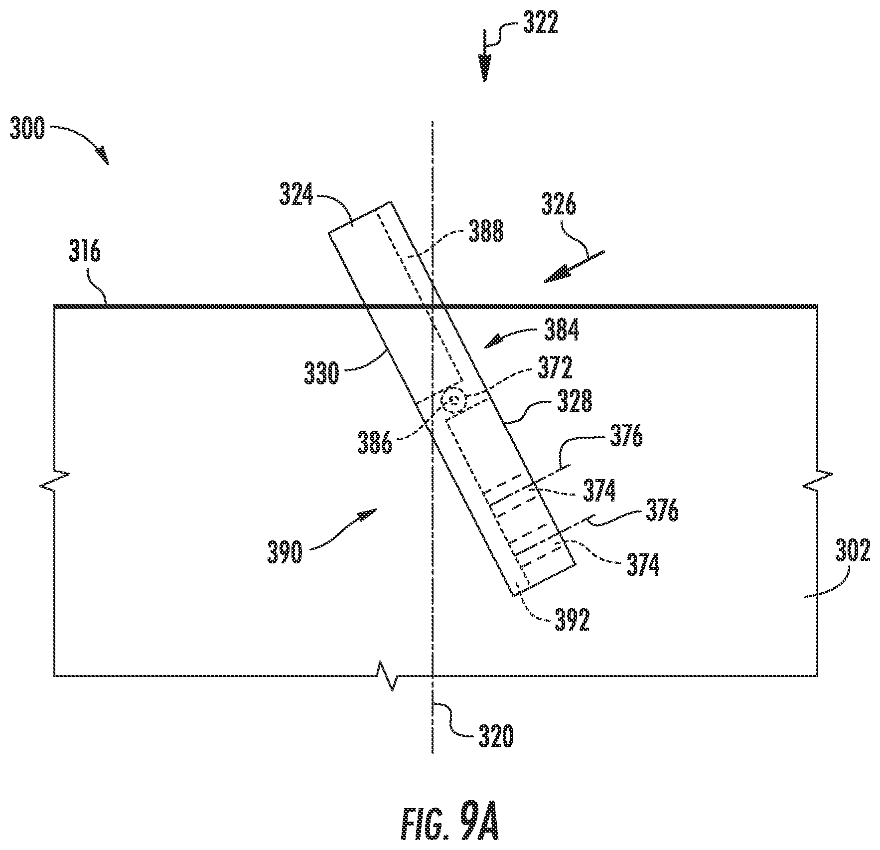 Patent US12104571 Figure 9 – Rotor blade assembly for mitigating stall-induced vibrations