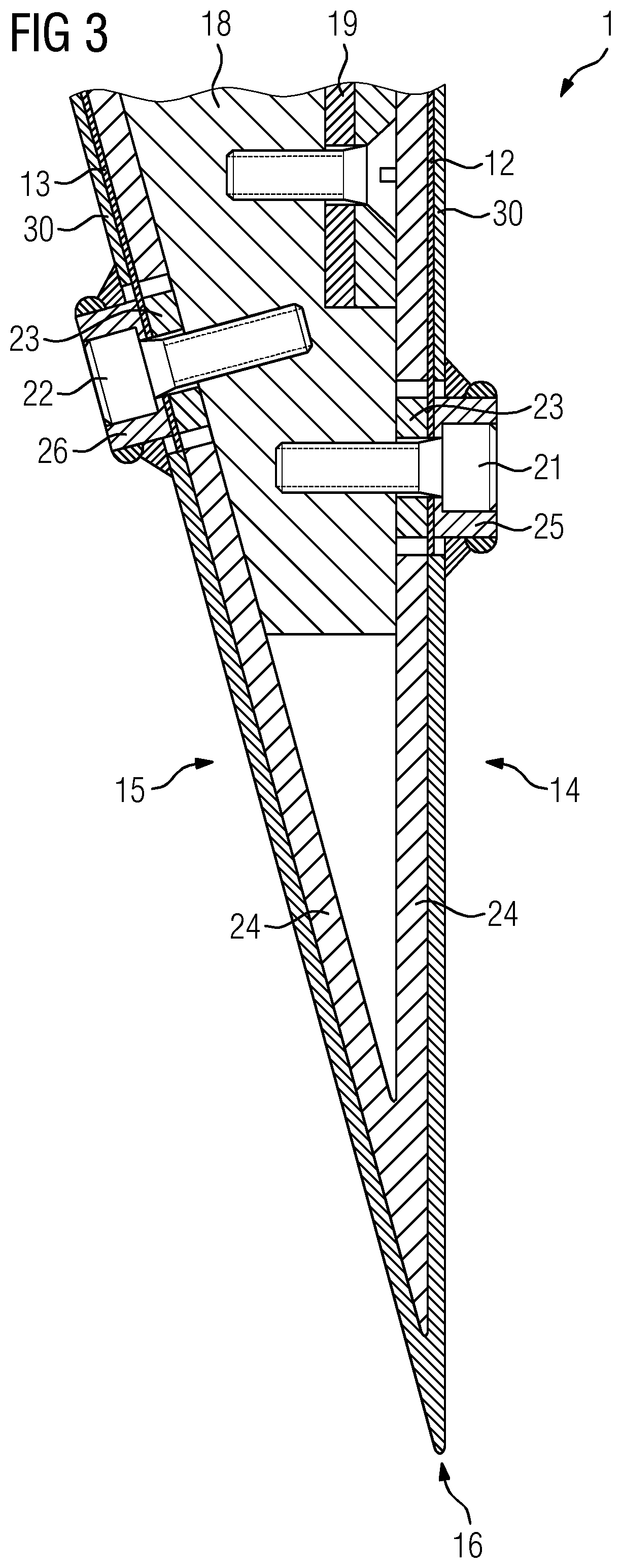 Patent US12104577 Figure 3 – Blade for a wind turbine and wind turbine