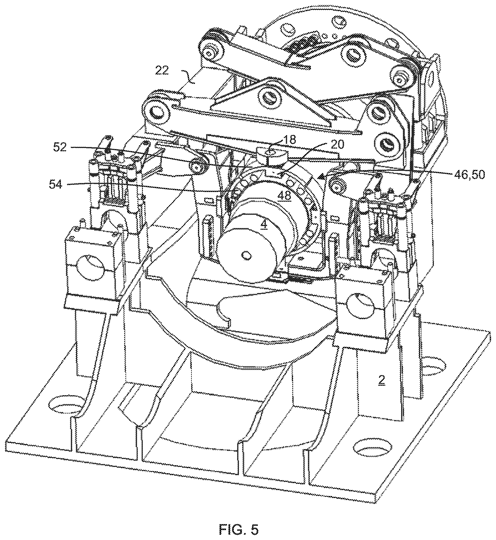 Patent US12104578 Figure 5 – Main shaft fixture