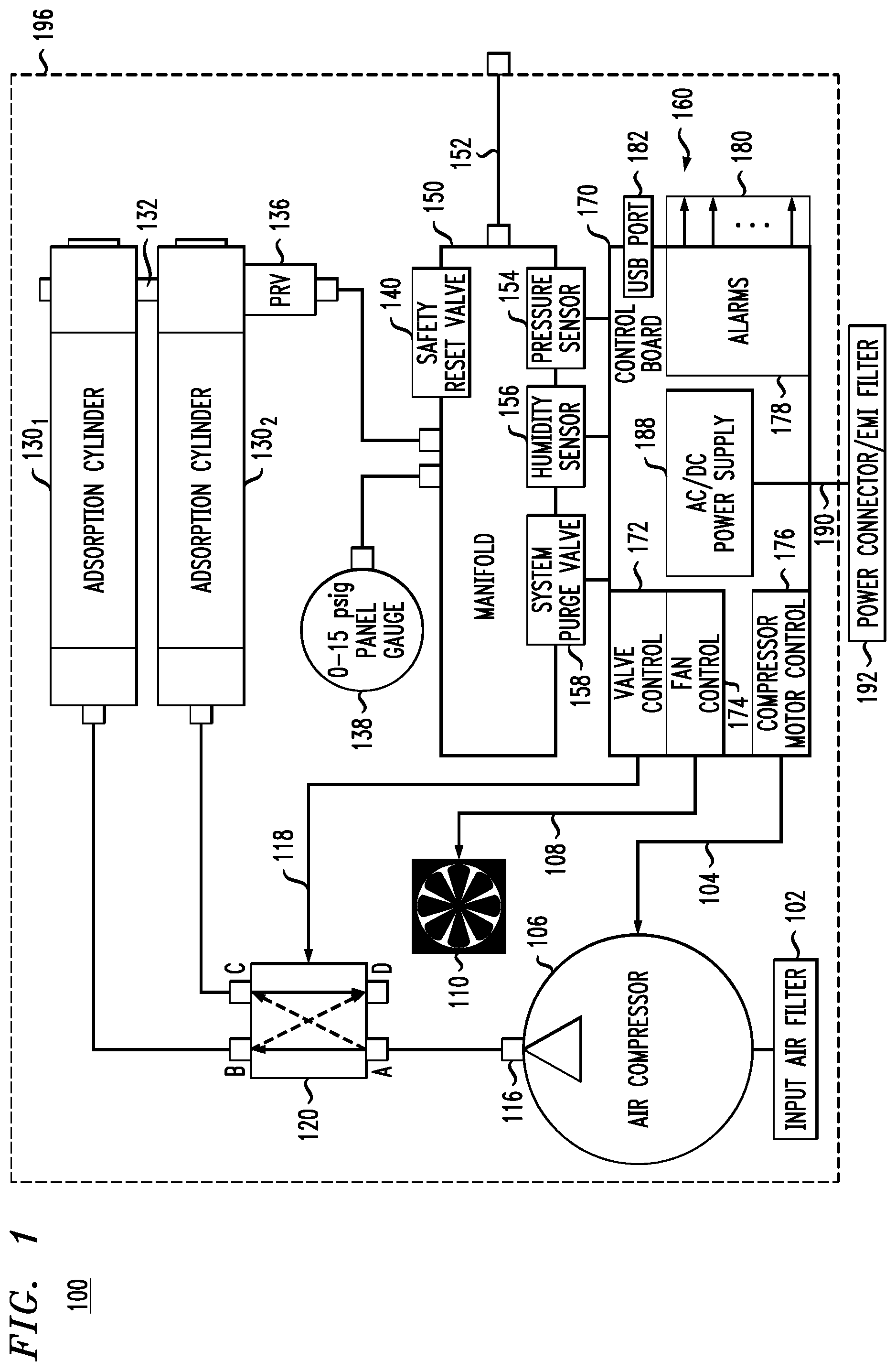 Patent US12104585 Figure 1 – Vibration isolation to protect electrical circuits from vibration-induced damage