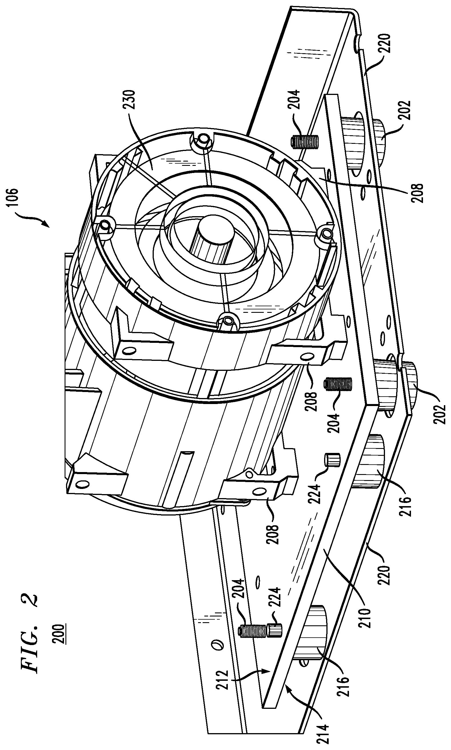 Patent US12104585 Figure 2 – Vibration isolation to protect electrical circuits from vibration-induced damage