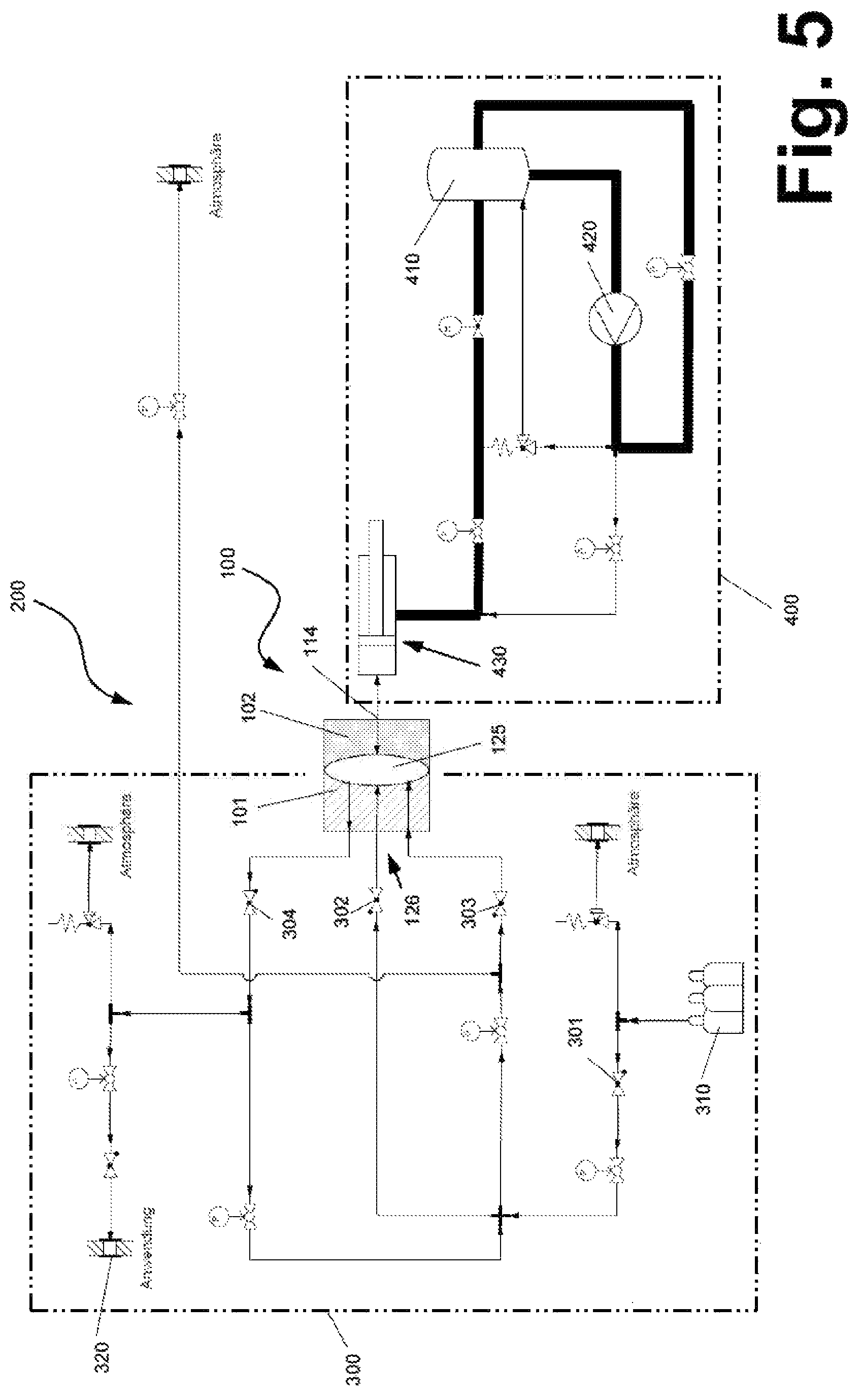 Patent US12104586 Figure 5 – High-pressure compressor and system with a high-pressure compressor