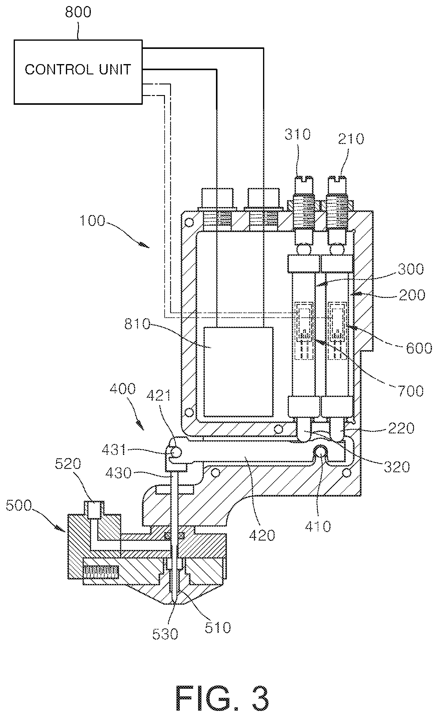 Patent US12104588 Figure 3 – Low hysteresis piezo-electric pump
