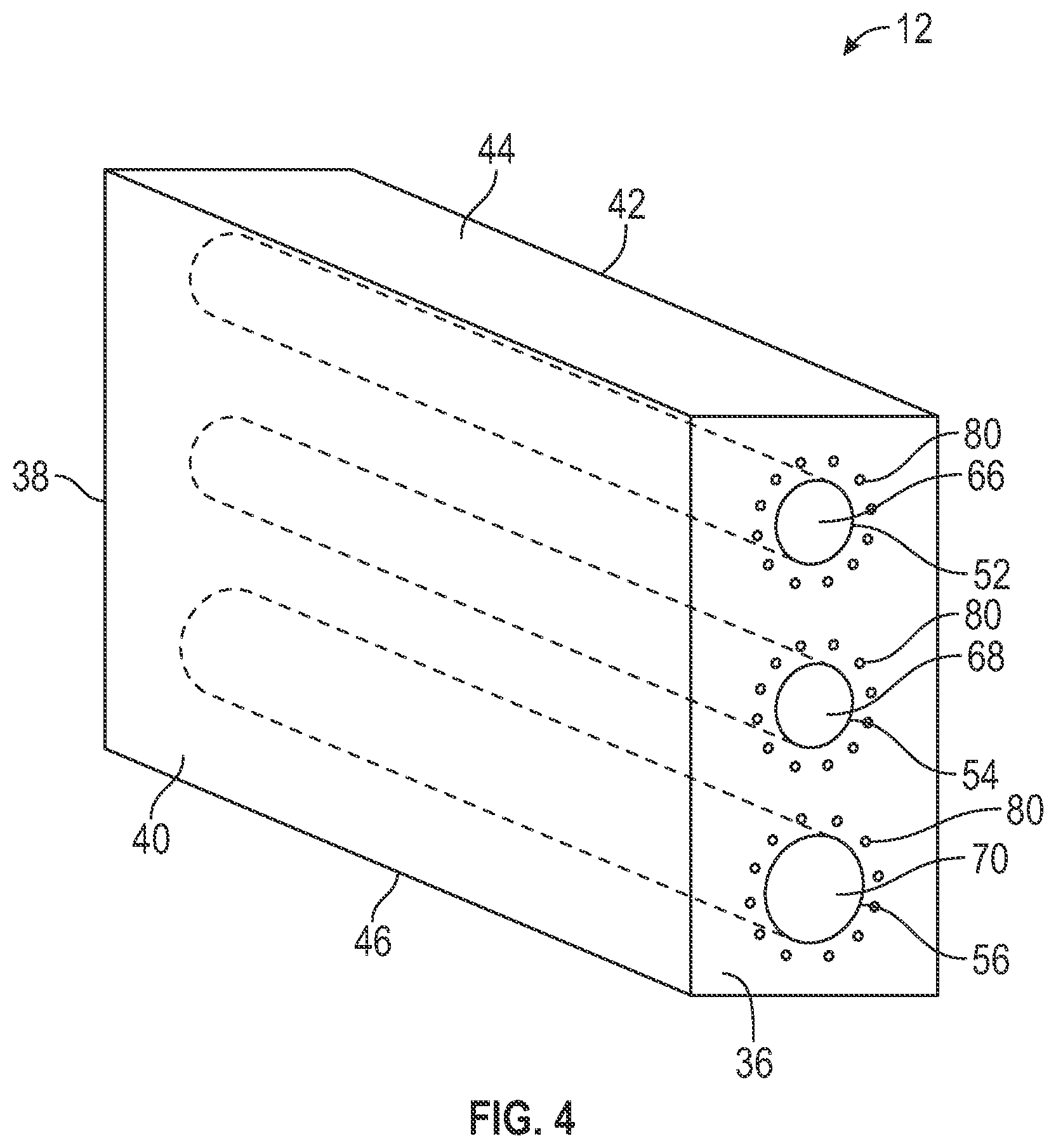 Patent US12104591 Figure 4 – Fluid pump assembly