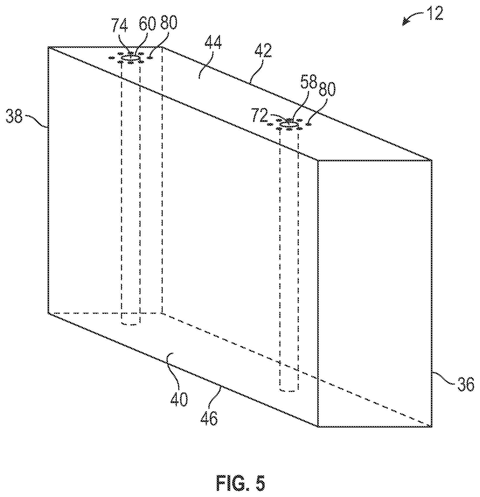 Patent US12104591 Figure 5 – Fluid pump assembly