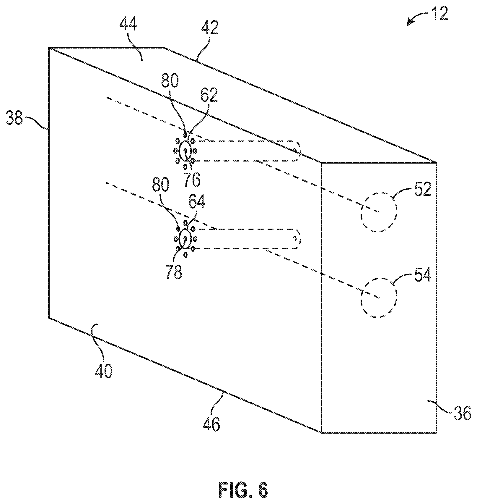 Patent US12104591 Figure 6 – Fluid pump assembly