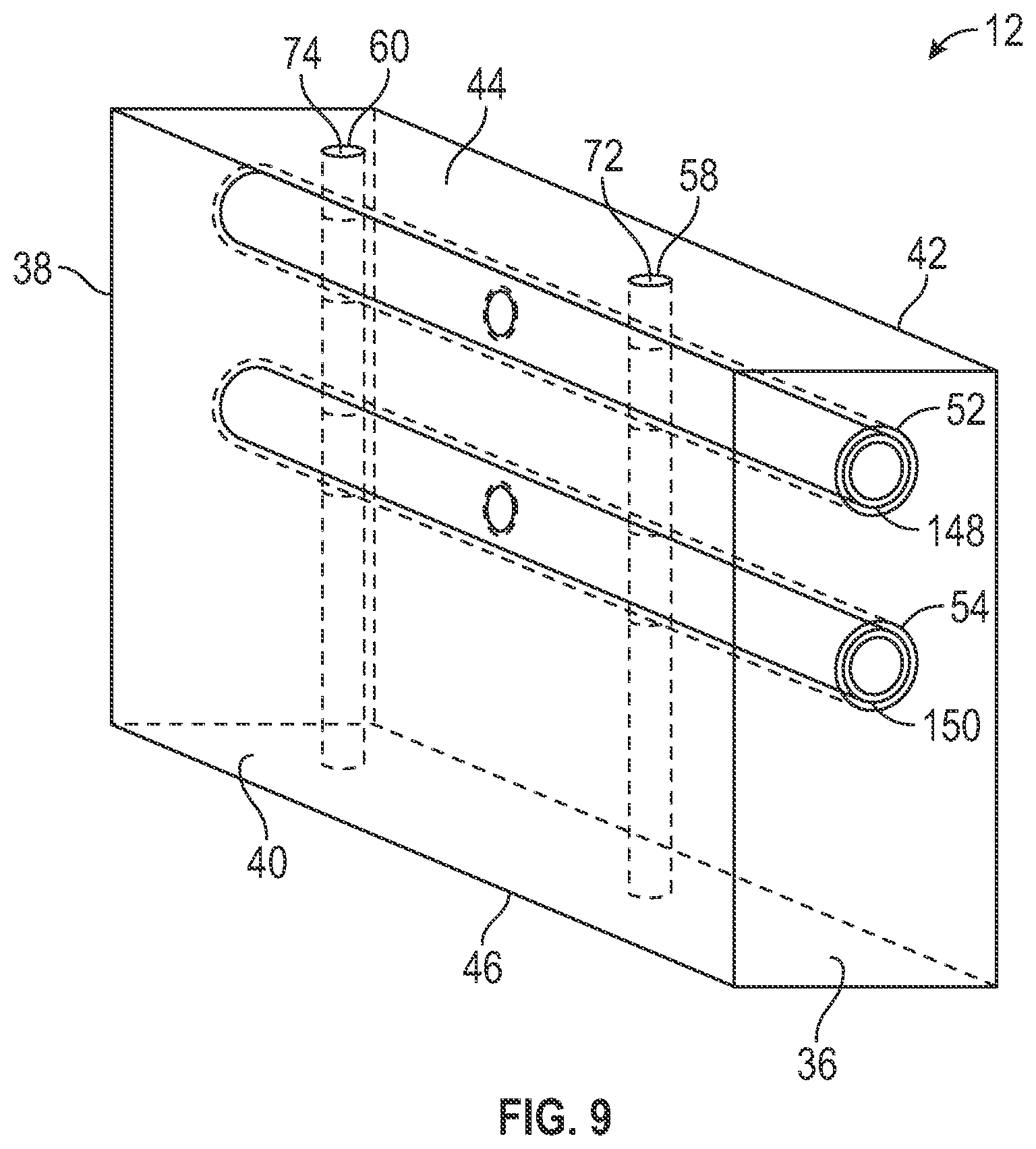 Patent US12104591 Figure 9 – Fluid pump assembly
