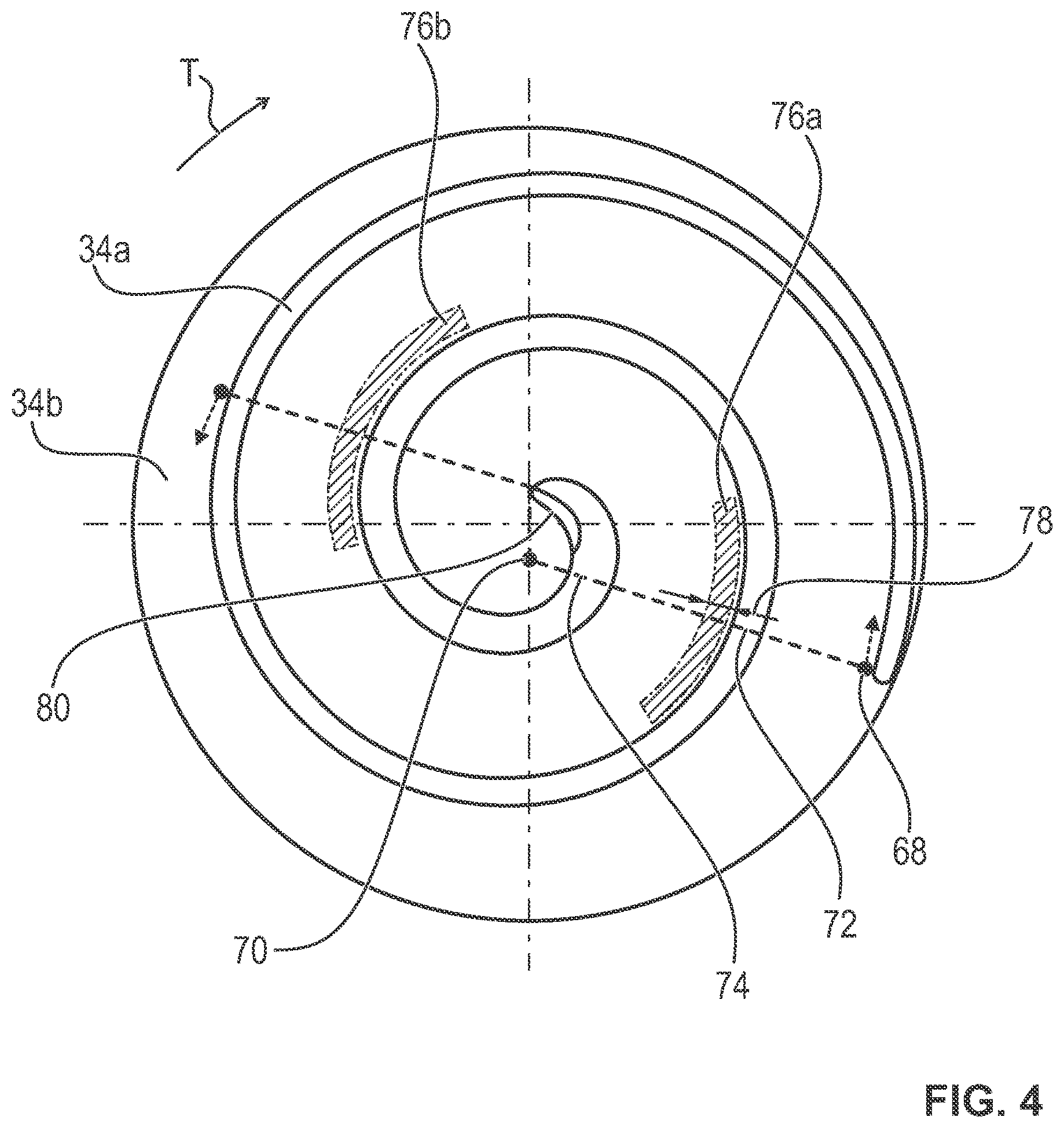 Patent US12104593 Figure 4 – Scroll compressor of an electrical refrigerant drive and electrical refrigerant drive