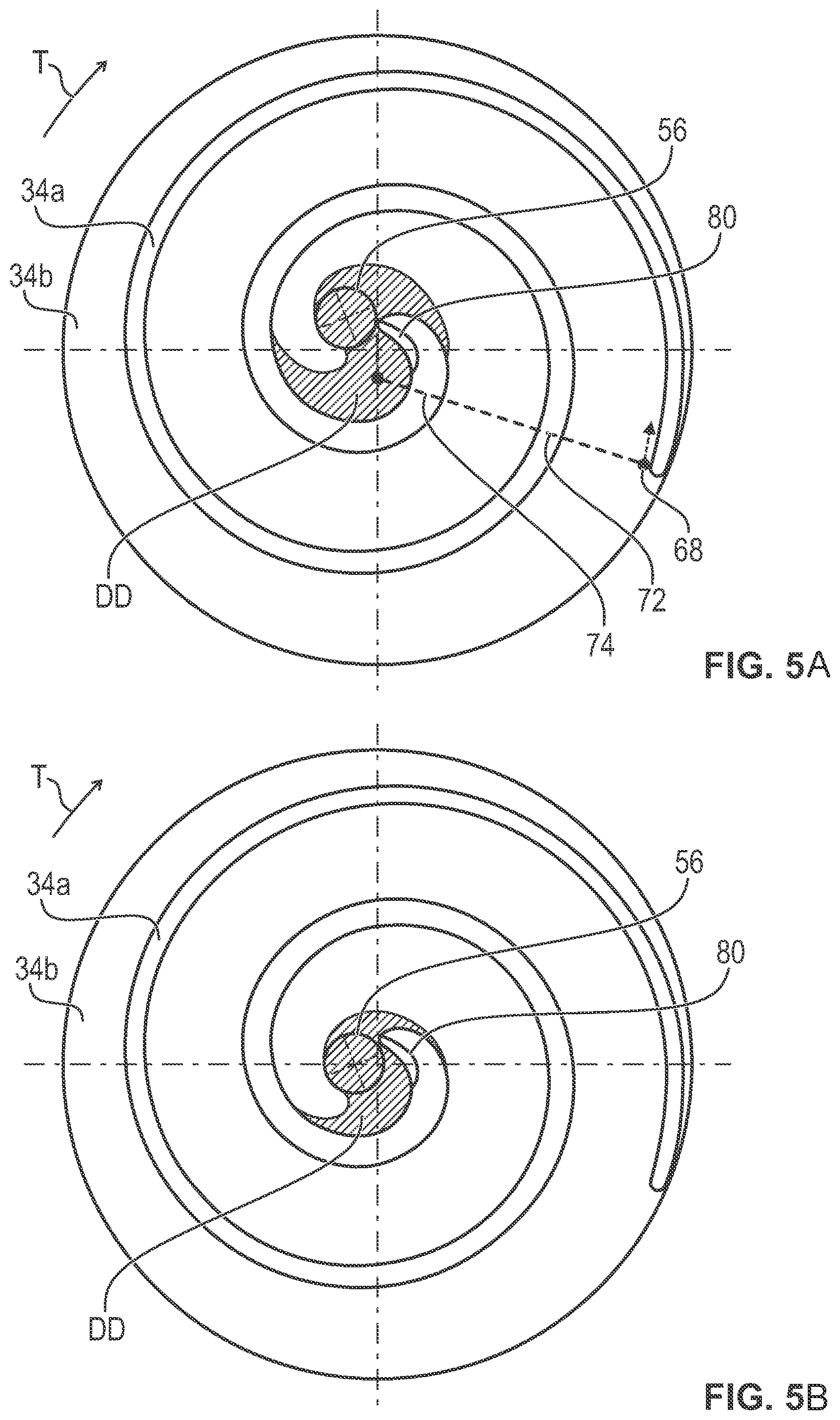 Patent US12104593 Figure 5 – Scroll compressor of an electrical refrigerant drive and electrical refrigerant drive