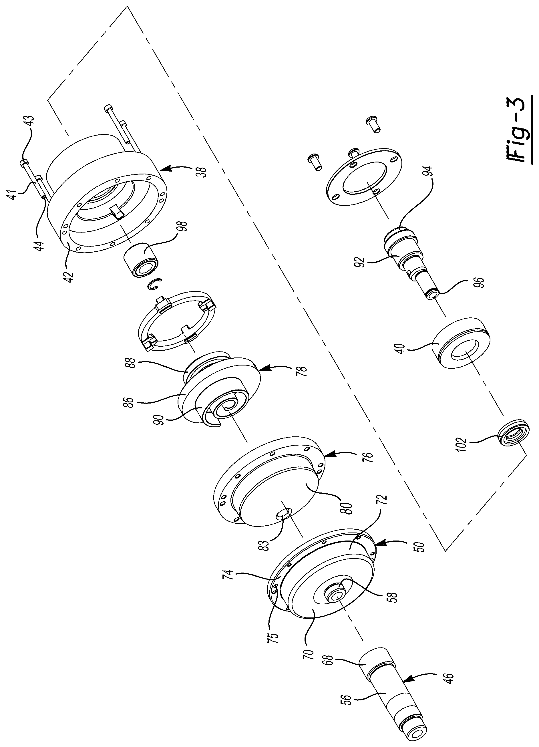 Patent US12104594 Figure 3 – Co-rotating compressor