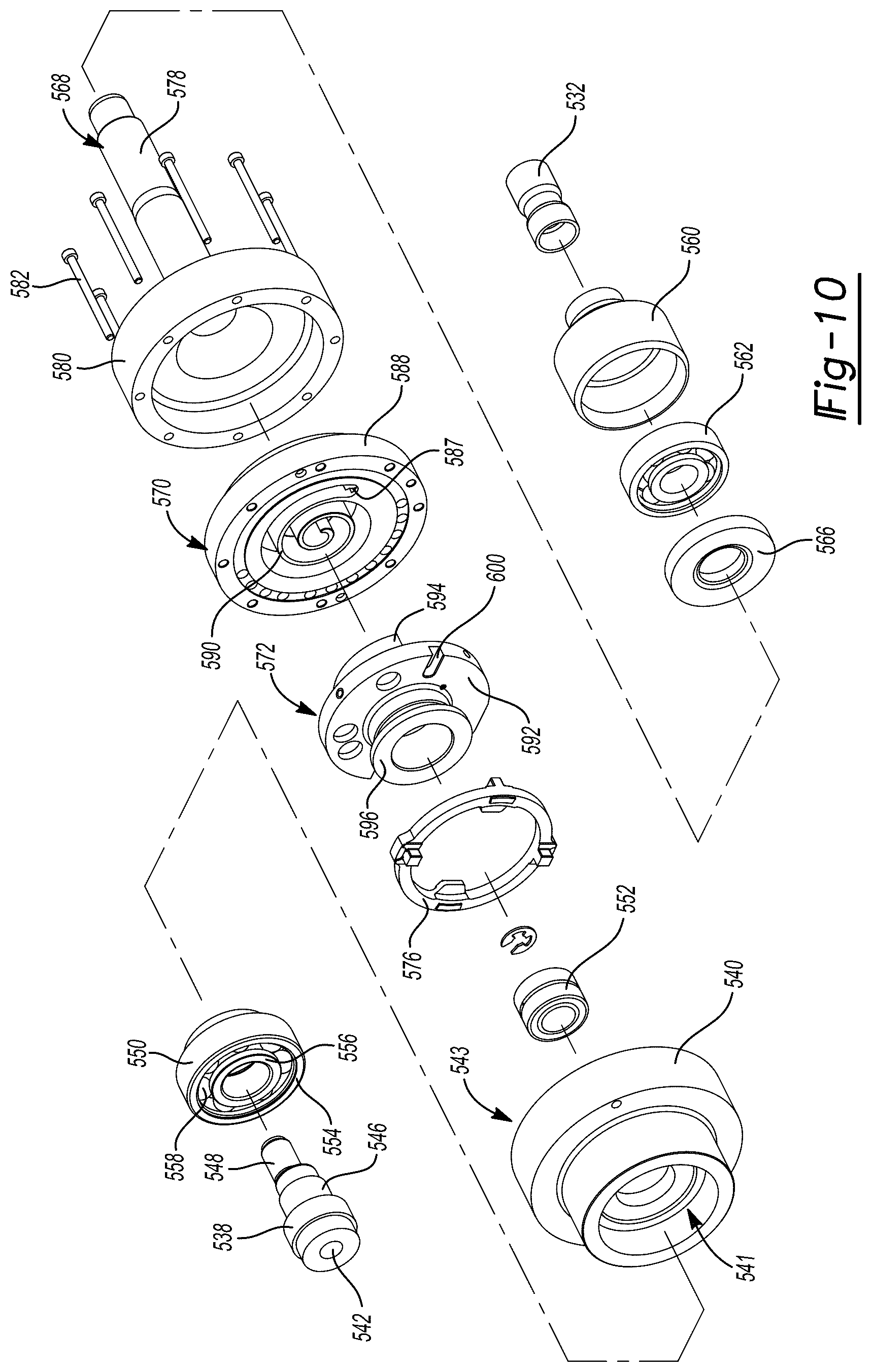 Patent US12104594 Figure 10 – Co-rotating compressor