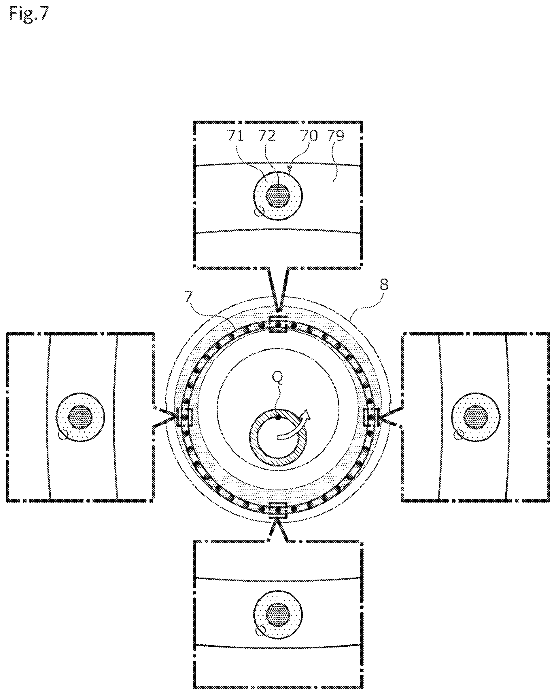 Patent US12104598 Figure 7 – Eccentric sliding assembly with a plurality of dynamic pressure generation mechanisms