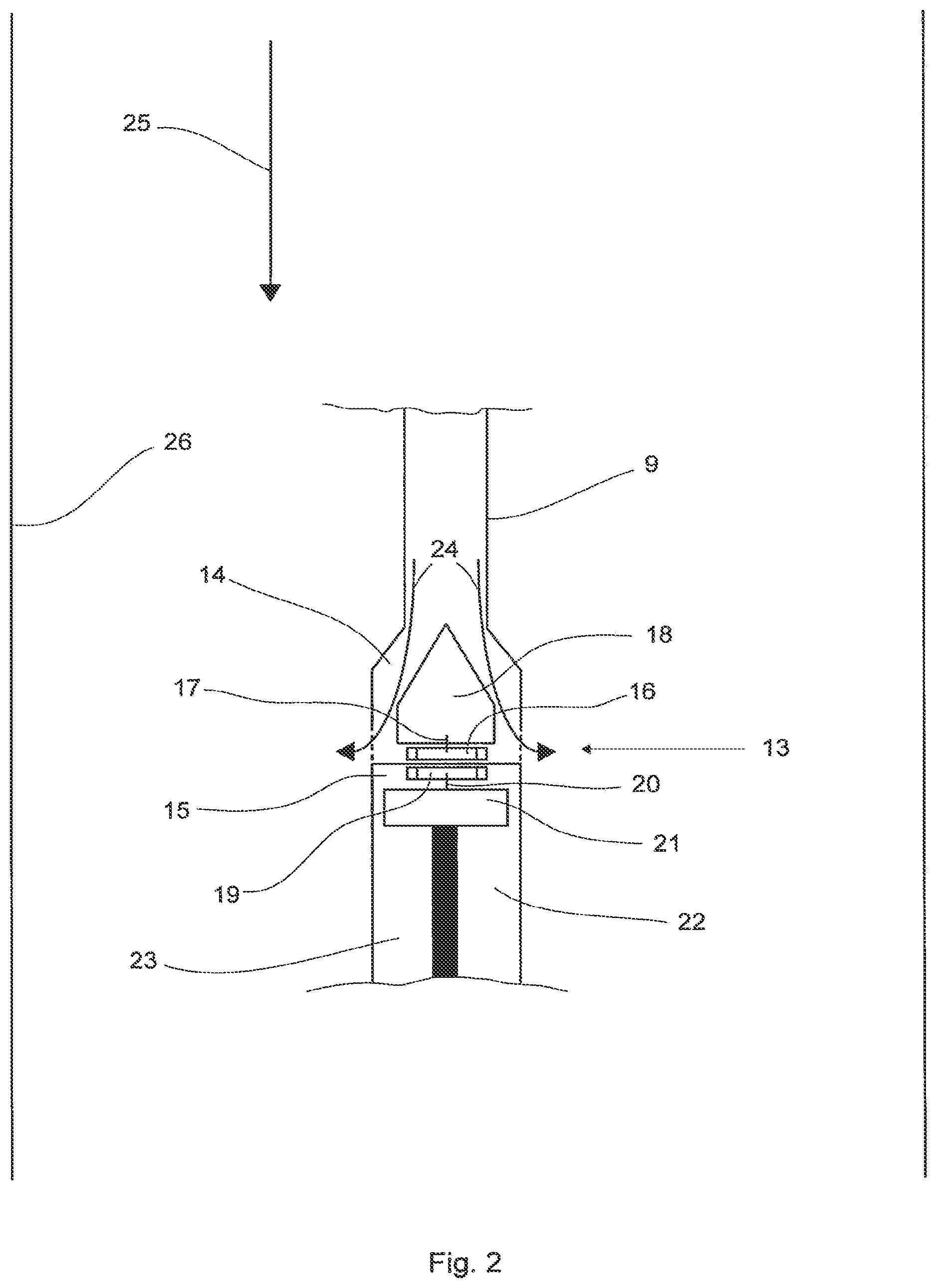 Patent US12104600 Figure 2 – Device to assist the performance of a heart