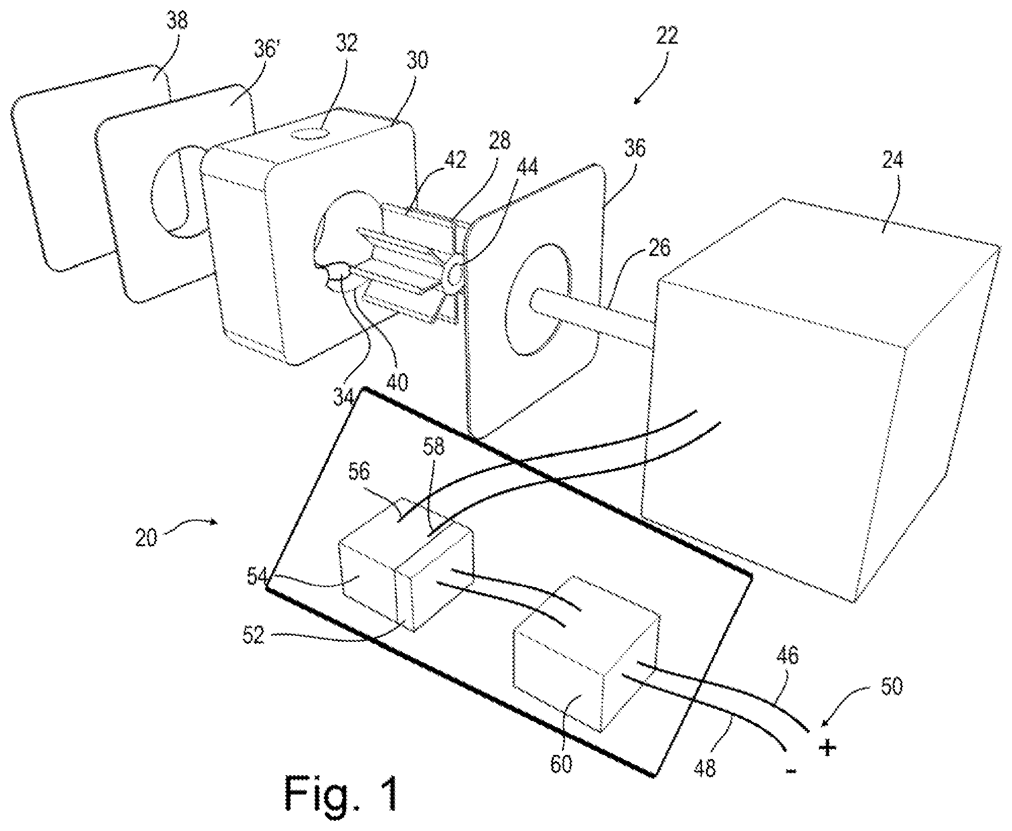 Patent US12104601 Figure 1 – Impeller sensor for fluid pump