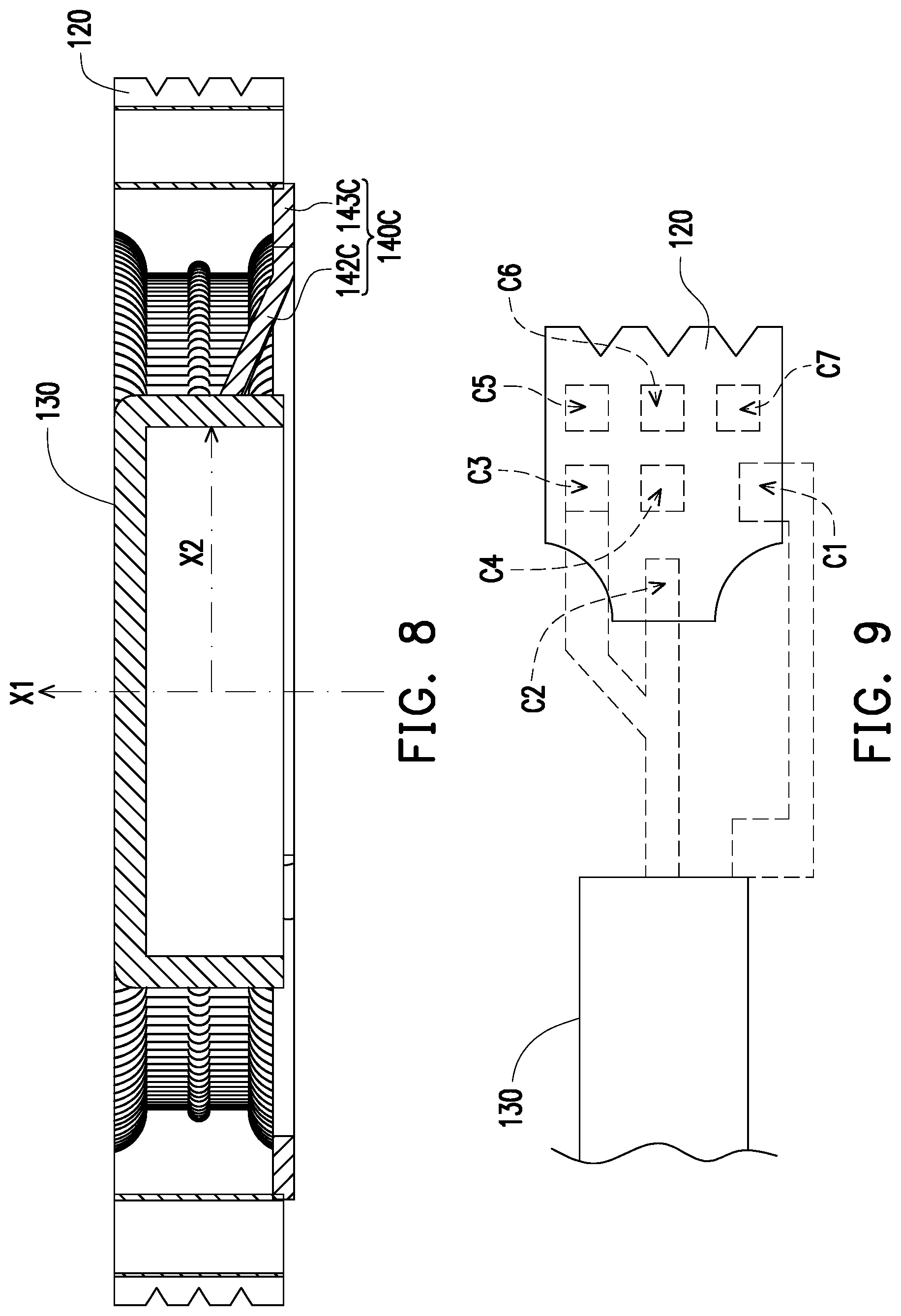 Patent US12104603 Figure 7 – Centrifugal heat dissipation fan